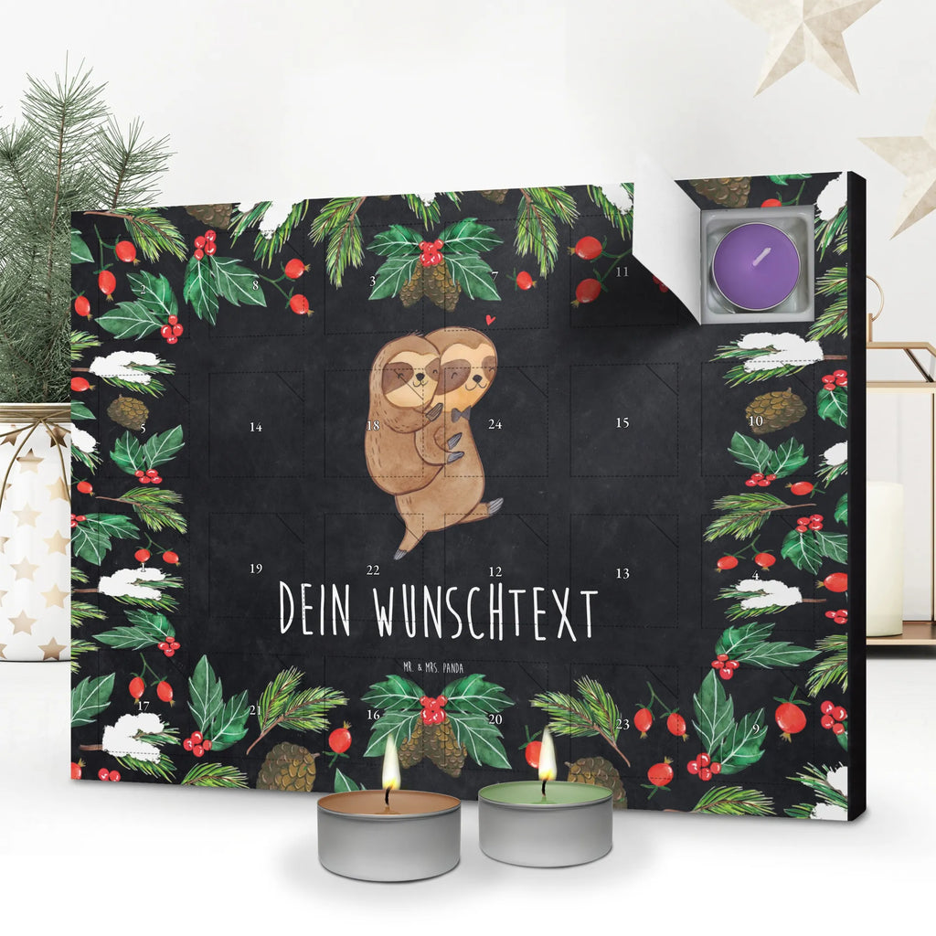 Personalisierter Duftkerzen Adventskalender Faultier Papa Personalisierter Duftkerzen Adventskalender, Vatertag Geschenk, Papa Geschenke, Vater Geburtstag, Papa Geschenk, Papi Geschenk, Vater Geschenk, Vatertag