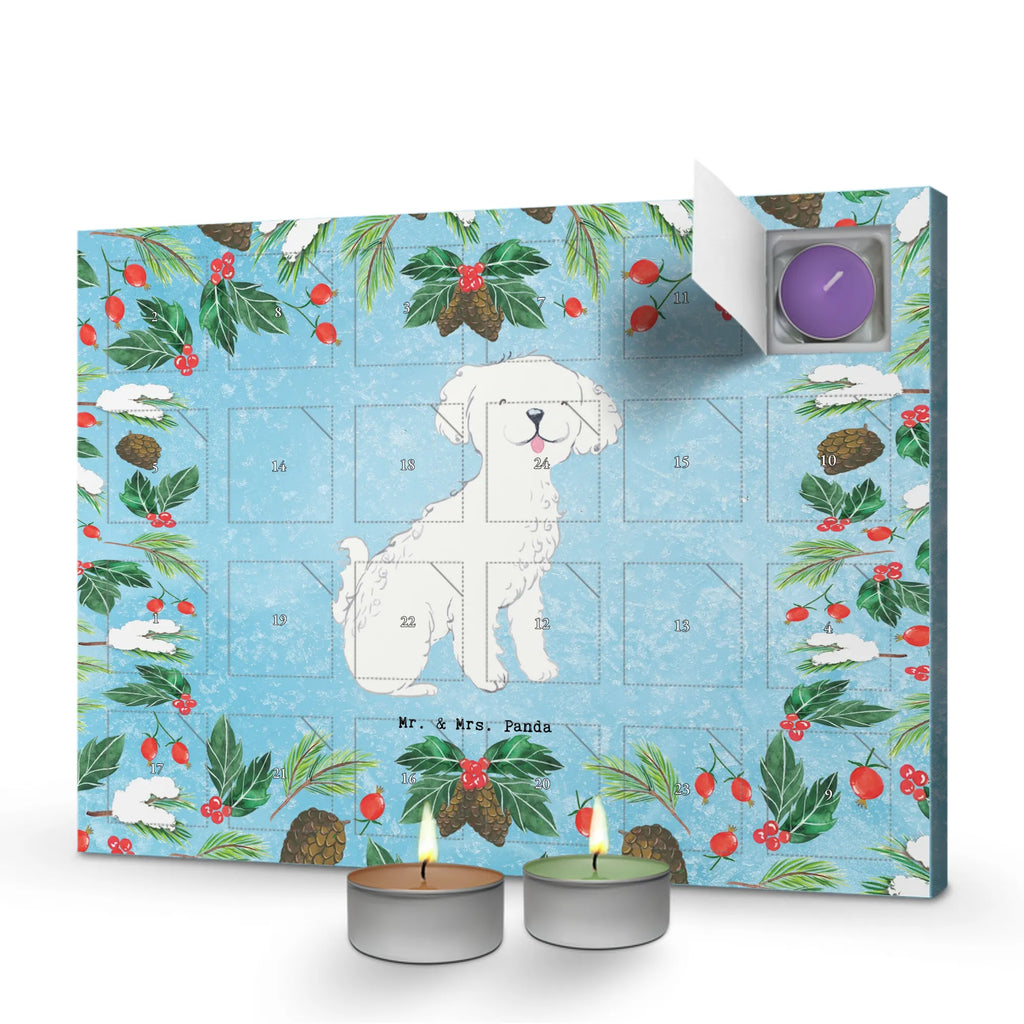 Scented candle advent calendar Bichon Frise Moment gift, animal lover, giving, dog breed, purebred dog, dog owner, puppy