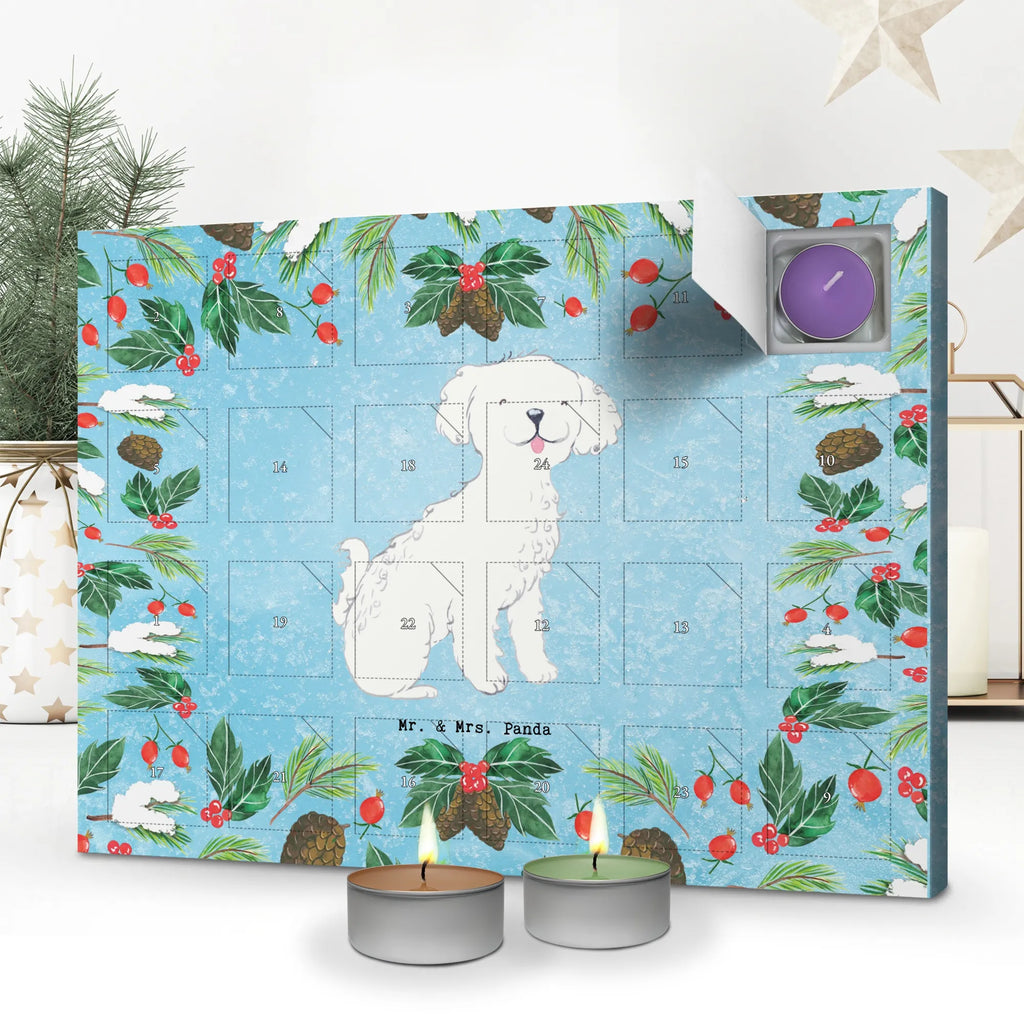 Scented candle advent calendar Bichon Frise Moment gift, animal lover, giving, dog breed, purebred dog, dog owner, puppy