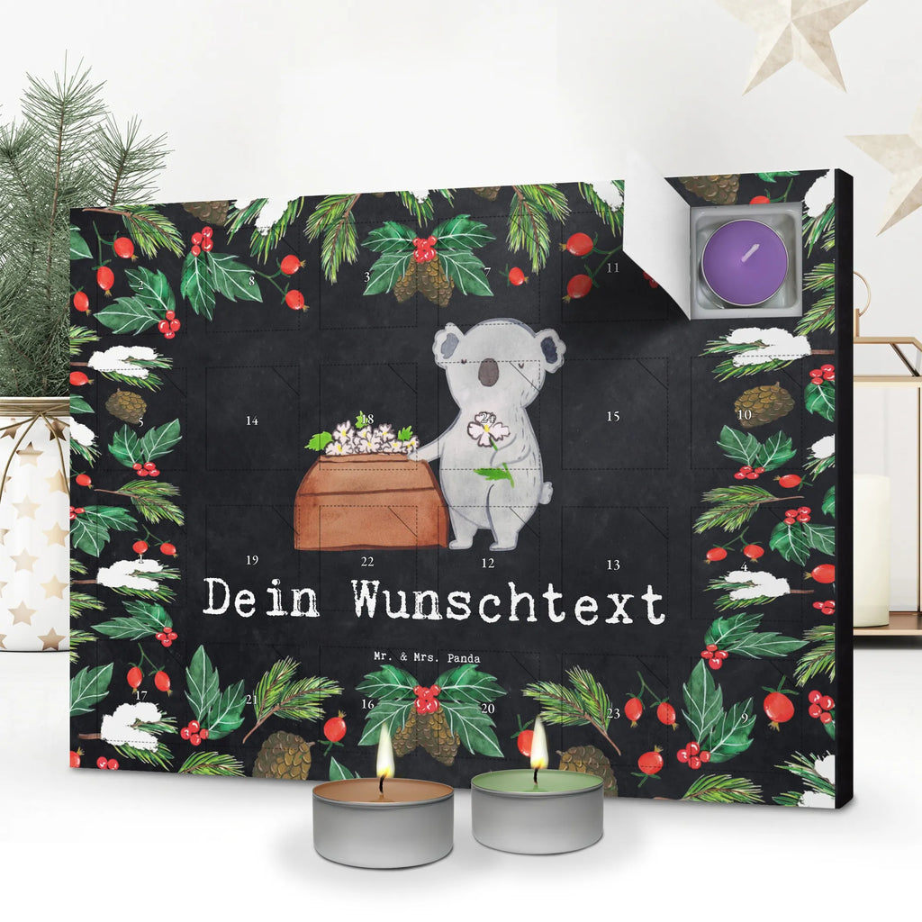  undertaker Passion Personalisierter Duftkerzen Adventskalender, Geschenk, Schenken, Jubiläum, Danke, Dankeschön, Beruf, Ausbildung, Abschied, Rente, Kollege, Kollegin, Arbeitskollege, Mitarbeiter, Firma