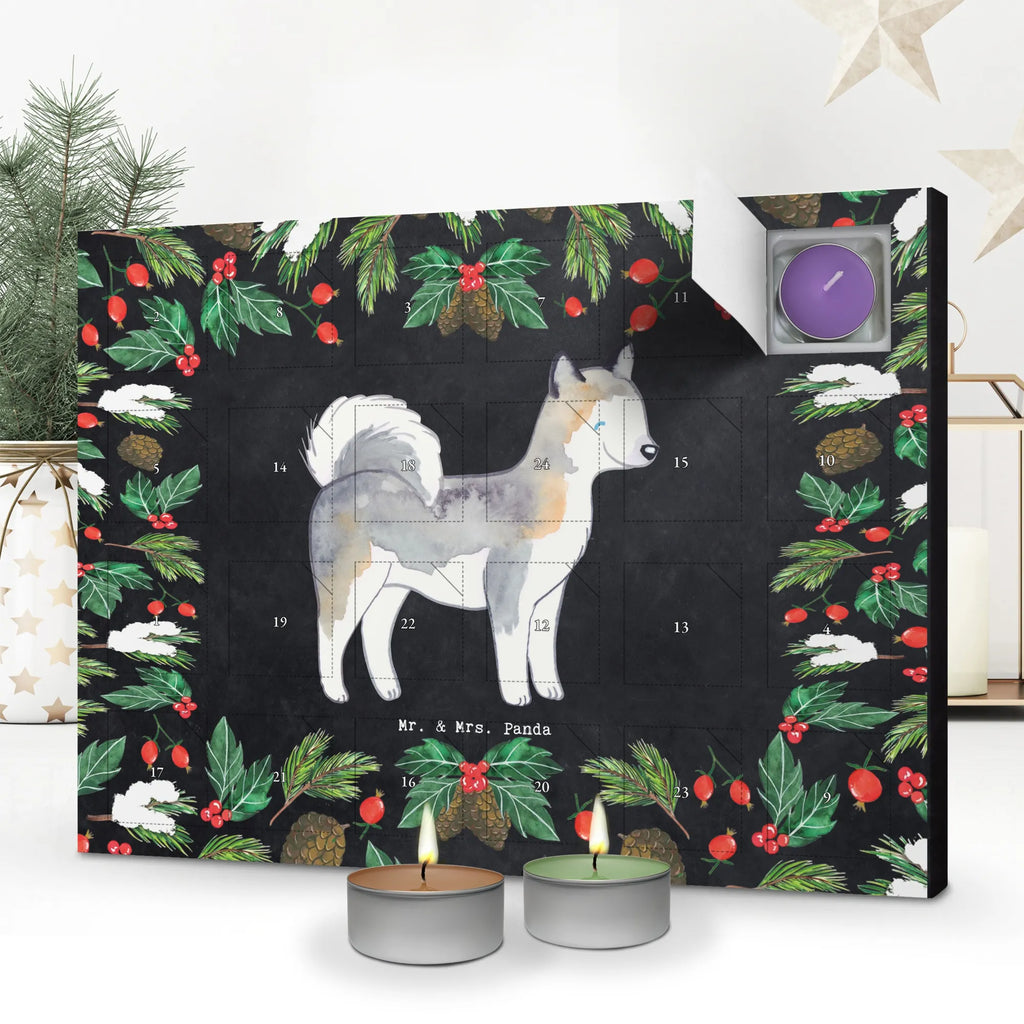 Scented candle advent calendar Siberian Husky Moment gift, animal lover, giving, dog breed, purebred dog, dog owner, puppy