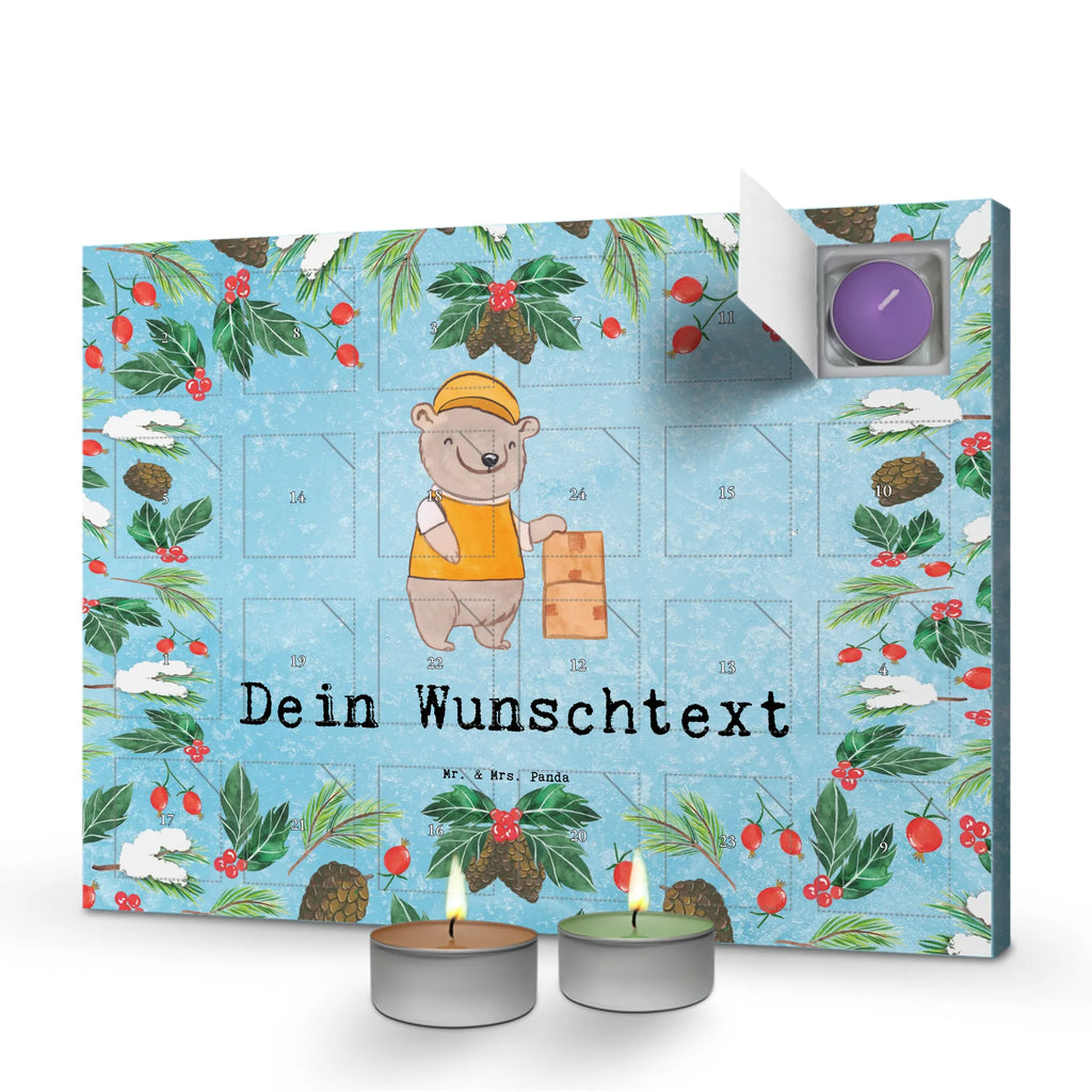 Personalisierter Duftkerzen Adventskalender Möbelpackerin Leidenschaft Personalisierter Duftkerzen Adventskalender, Geschenk, Schenken, Jubiläum, Danke, Dankeschön, Beruf, Ausbildung, Abschied, Rente, Kollege, Kollegin, Arbeitskollege, Mitarbeiter, Firma, Umzugsservice, Umzugsfirma, Umzugshelferin, Möbelpackerin