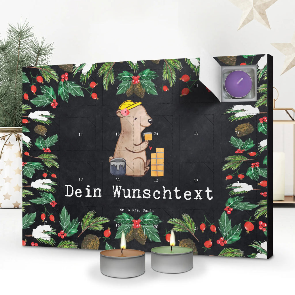 Personalisierter Duftkerzen Adventskalender Maurerin Leidenschaft Personalisierter Duftkerzen Adventskalender, Geschenk, Schenken, Jubiläum, Danke, Dankeschön, Beruf, Ausbildung, Abschied, Rente, Kollege, Kollegin, Arbeitskollege, Mitarbeiter, Firma, Maurerbetrieb, Maurerin, Handwerkerin, Maurermeisterin, Gesellenprüfung