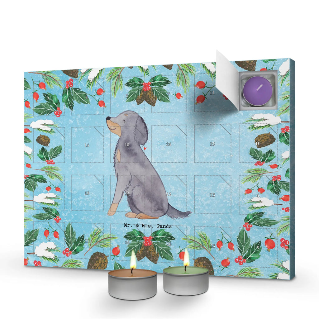 Scented candle advent calendar Gordon Setter Moment gift, animal lover, giving, dog breed, purebred dog, dog owner, puppy