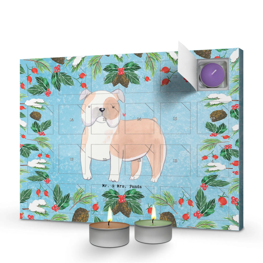 Scented candle advent calendar English Bulldog Moment gift, animal lover, giving, dog breed, purebred dog, dog owner, puppy
