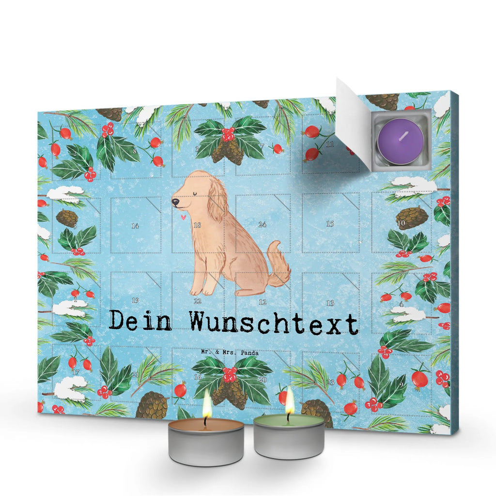 Personalisierter Duftkerzen Adventskalender Cocker Spaniel Moment Personalisierter Duftkerzen Adventskalender, Geschenk, Schenken, Hund, Hunderasse, Rassehund, Hundebesitzer, Tierfreund, Welpe, Cocker Spaniel, Englische Cockerspaniel