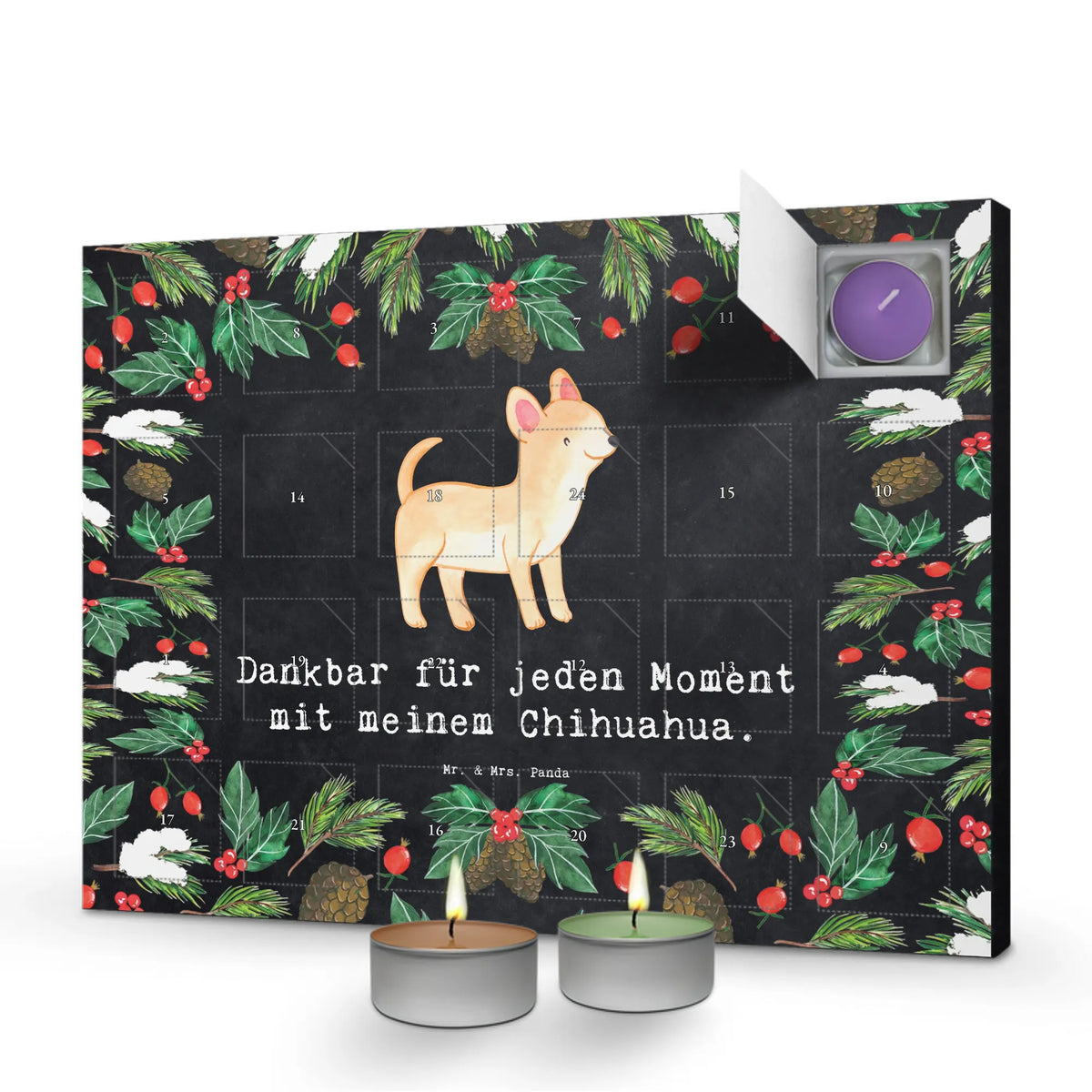 Duftkerzen Adventskalender Chihuahua Moment
