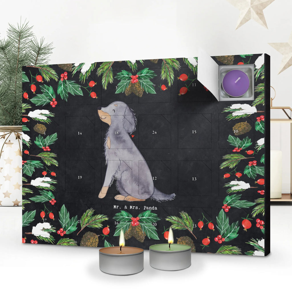 Scented candle advent calendar Gordon Setter Moment gift, animal lover, giving, dog breed, purebred dog, dog owner, puppy