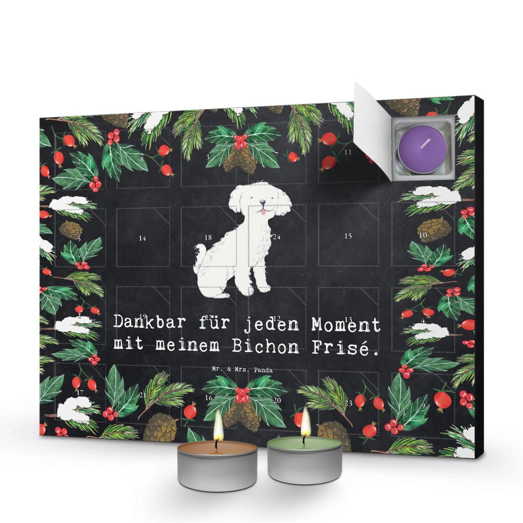 Scented candle advent calendar Bichon Frise Moment gift, animal lover, giving, dog breed, purebred dog, dog owner, puppy