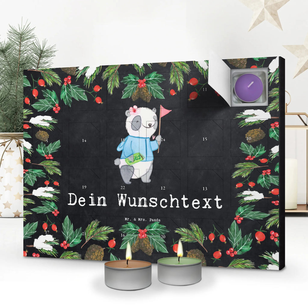 Personalisierter Duftkerzen Adventskalender Reiseleiterin Leidenschaft Personalisierter Duftkerzen Adventskalender, Geschenk, Schenken, Jubiläum, Danke, Dankeschön, Beruf, Ausbildung, Abschied, Rente, Kollege, Kollegin, Arbeitskollege, Mitarbeiter, Firma