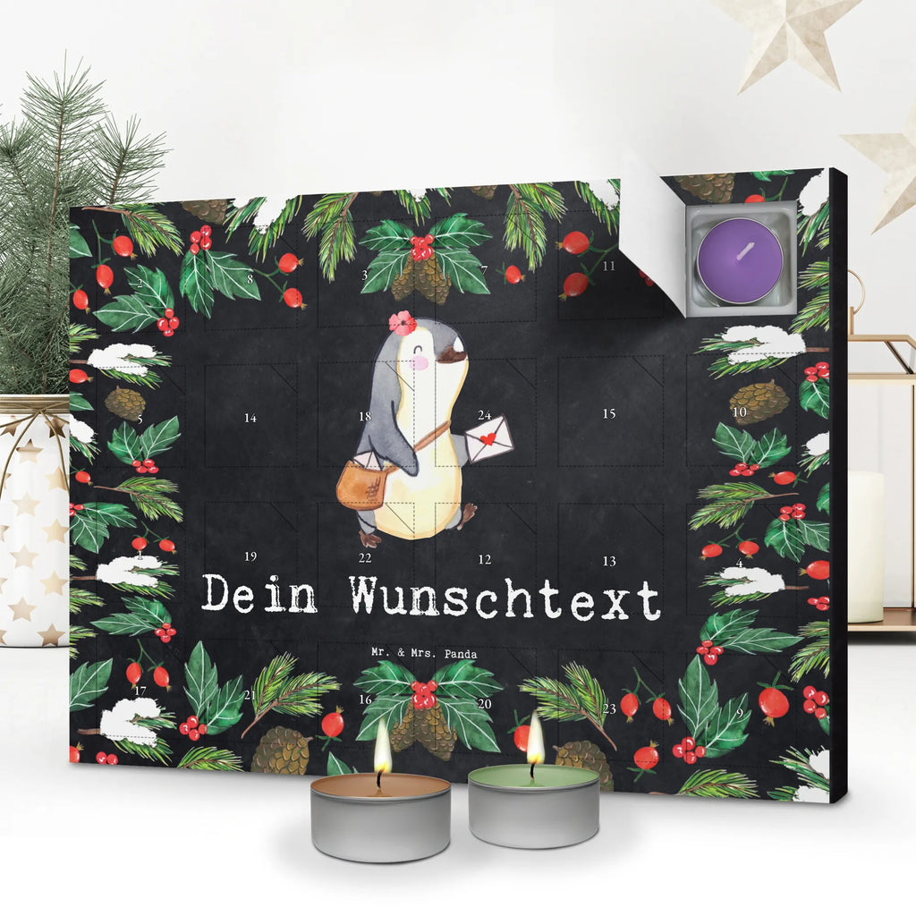 Personalisierter Duftkerzen Adventskalender Postbotin Leidenschaft Personalisierter Duftkerzen Adventskalender, Geschenk, Schenken, Jubiläum, Danke, Dankeschön, Beruf, Ausbildung, Abschied, Rente, Kollege, Kollegin, Arbeitskollege, Mitarbeiter, Firma, Briefzustellerin, Postbotin, Briefträgerin, Postlerin