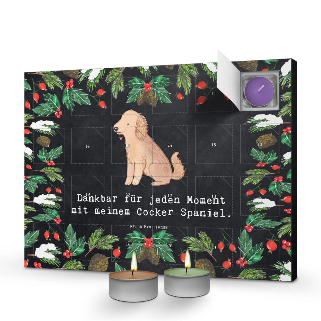Scented candle advent calendar Cocker Spaniel Moment gift, animal lover, giving, dog breed, purebred dog, dog owner, puppy