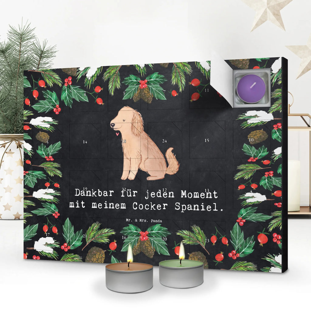 Scented candle advent calendar Cocker Spaniel Moment gift, animal lover, giving, dog breed, purebred dog, dog owner, puppy