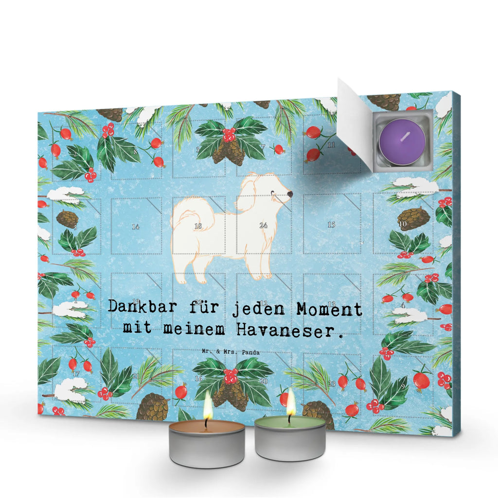 Scented candle advent calendar Havanese Moment gift, animal lover, giving, dog breed, purebred dog, dog owner, puppy