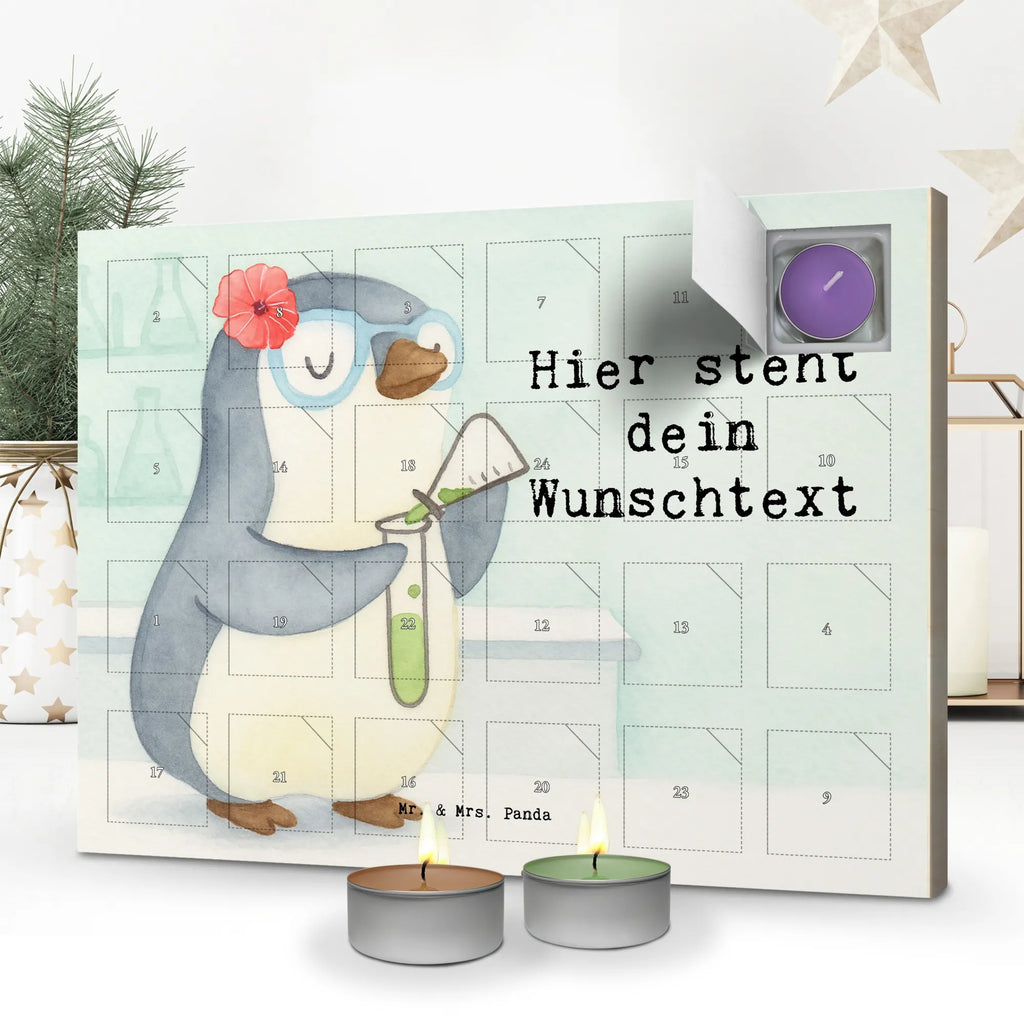 Personalisierter Duftkerzen Adventskalender Chemielaborantin Leidenschaft Design Personalisierter Duftkerzen Adventskalender, Geschenk, Schenken, Jubiläum, Danke, Dankeschön, Beruf, Ausbildung, Abschied, Rente, Kollege, Kollegin, Arbeitskollege, Mitarbeiter, Firma, Labor, Forschung, Naturwissenschaftlerin, Chemielaborantin, Chemikerin, Studium, Wissenschaftlerin