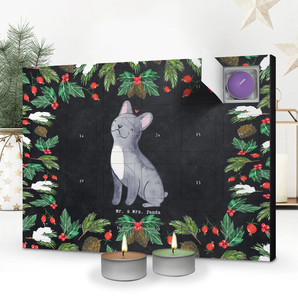 Scented candle advent calendar French Bulldog Moment gift, animal lover, giving, dog breed, purebred dog, dog owner, puppy