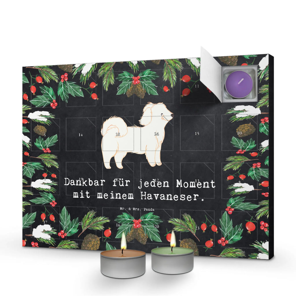 Scented candle advent calendar Havanese Moment gift, animal lover, giving, dog breed, purebred dog, dog owner, puppy