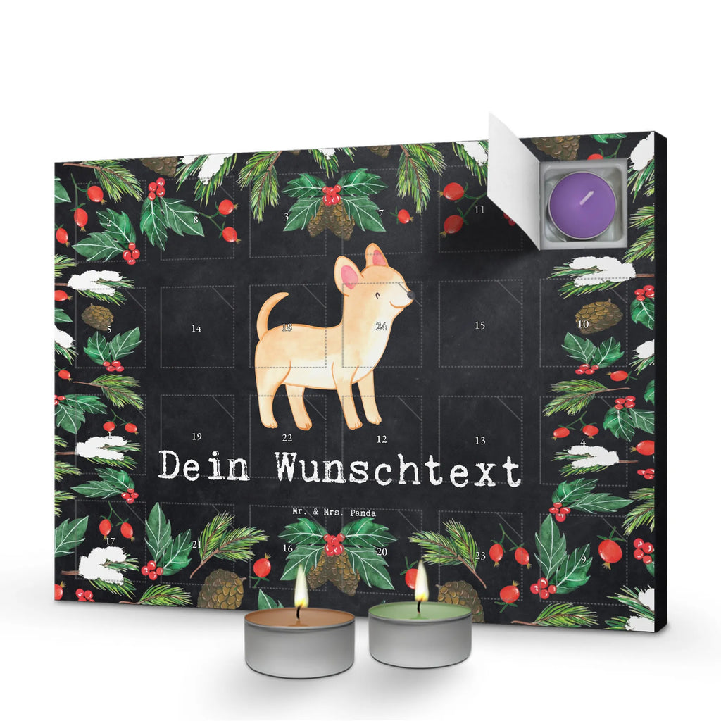 Personalisierter Duftkerzen Adventskalender Chihuahua Moment Personalisierter Duftkerzen Adventskalender, Geschenk, Schenken, Hund, Hunderasse, Rassehund, Hundebesitzer, Tierfreund, Welpe, Chihuahua
