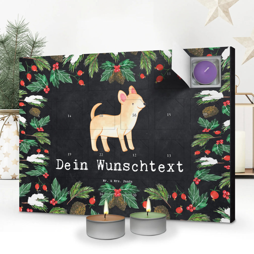 Personalisierter Duftkerzen Adventskalender Chihuahua Moment Personalisierter Duftkerzen Adventskalender, Geschenk, Schenken, Hund, Hunderasse, Rassehund, Hundebesitzer, Tierfreund, Welpe, Chihuahua