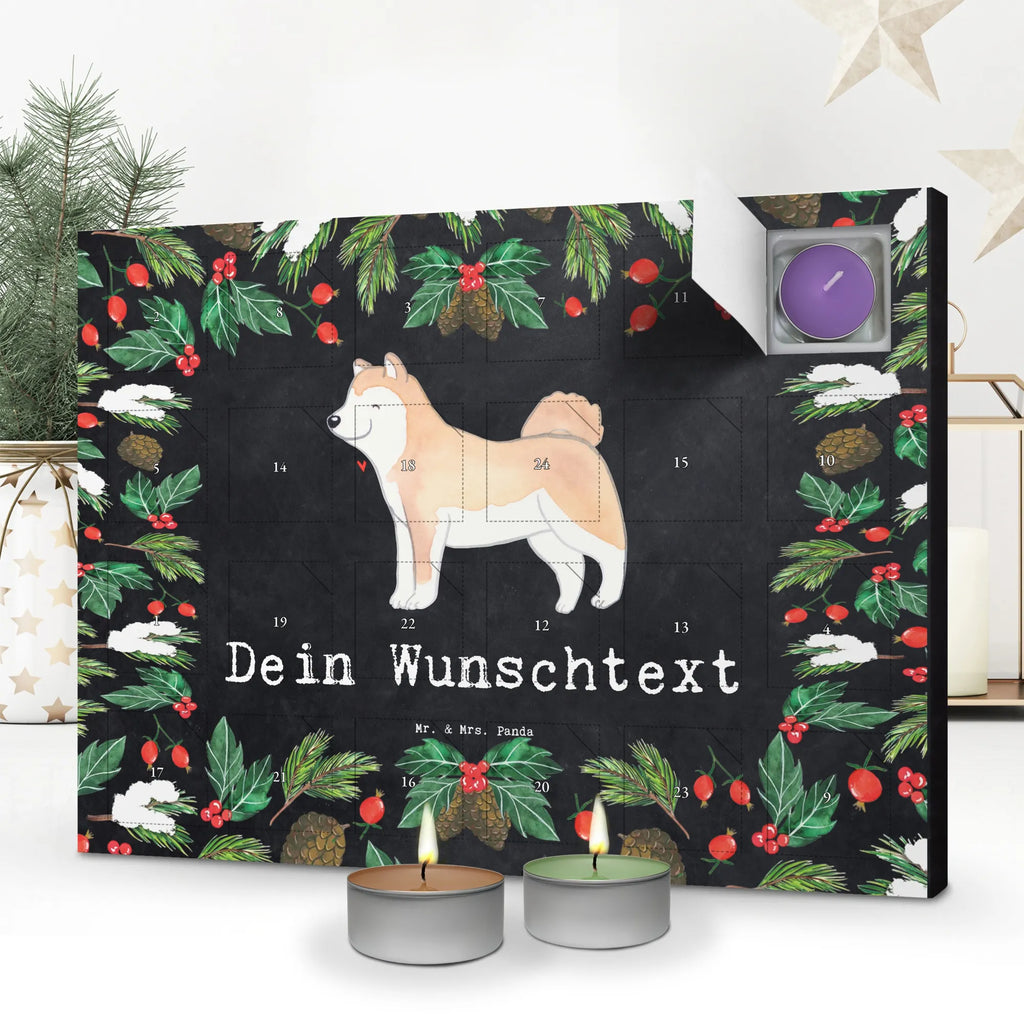 Personalisierter Duftkerzen Adventskalender Akita Inu Moment Personalisierter Duftkerzen Adventskalender, Geschenk, Schenken, Hund, Hunderasse, Rassehund, Hundebesitzer, Tierfreund, Welpe, Akita Ken, Akita Inu, Japanischer Akita, Akita-Inu
