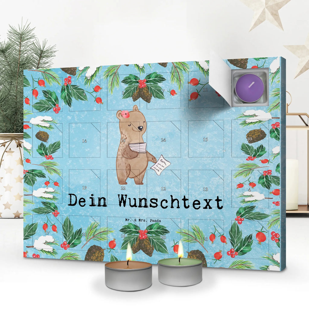 Personalisierter Duftkerzen Adventskalender Steuerberaterin Leidenschaft Personalisierter Duftkerzen Adventskalender, Geschenk, Schenken, Jubiläum, Danke, Dankeschön, Beruf, Ausbildung, Abschied, Rente, Kollege, Kollegin, Arbeitskollege, Mitarbeiter, Firma