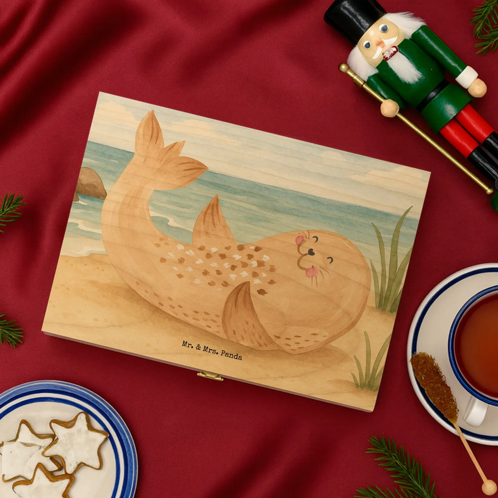 teebeutel aufbewahrungsbox Robbe Liegen Design tee organizer, teedose, tee kiste, teekiste, aufbewahrungsbox tee, vorratsbox tee, teebox, teebox für teebeutel, box für teebeutel, teebeutel aufbewahrungsbox, teebeutel aufbewahrung, teebeutel organizer, teeaufbewahrungsbox, teebeutelbox, tee organizer box, teebehälter, holzteekiste, tee beutel halter, teekasten, tee sortierbox, aufbewahrungsbox für teebeutel, aufbewahrung tee, teebeutel behälter, box für tee, teeaufbewahrung, holzteebox, lustige Sprüche, Tiere, Tiermotive, Gute Laune, Ostsee, Seehund, Robbe, Meerestier, Freude, Strand, Nordsee, Lachen, Robben