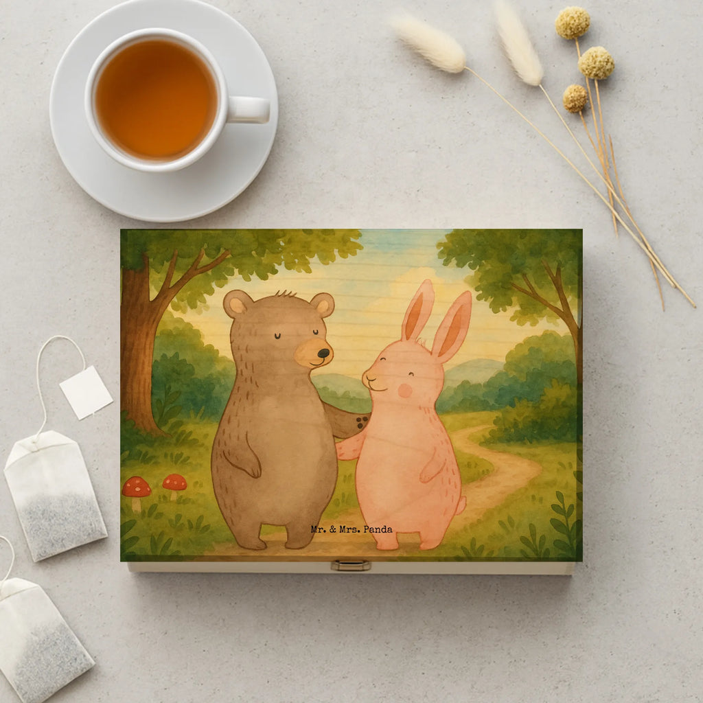  Niedźwiedź i królik Przytulać Design Miłość, przyjaciel, przyjaciółka, mąż, żona, wesele, zaręczyny, prośba o rękę, prezent miłosny, rocznica, dzień ślubu