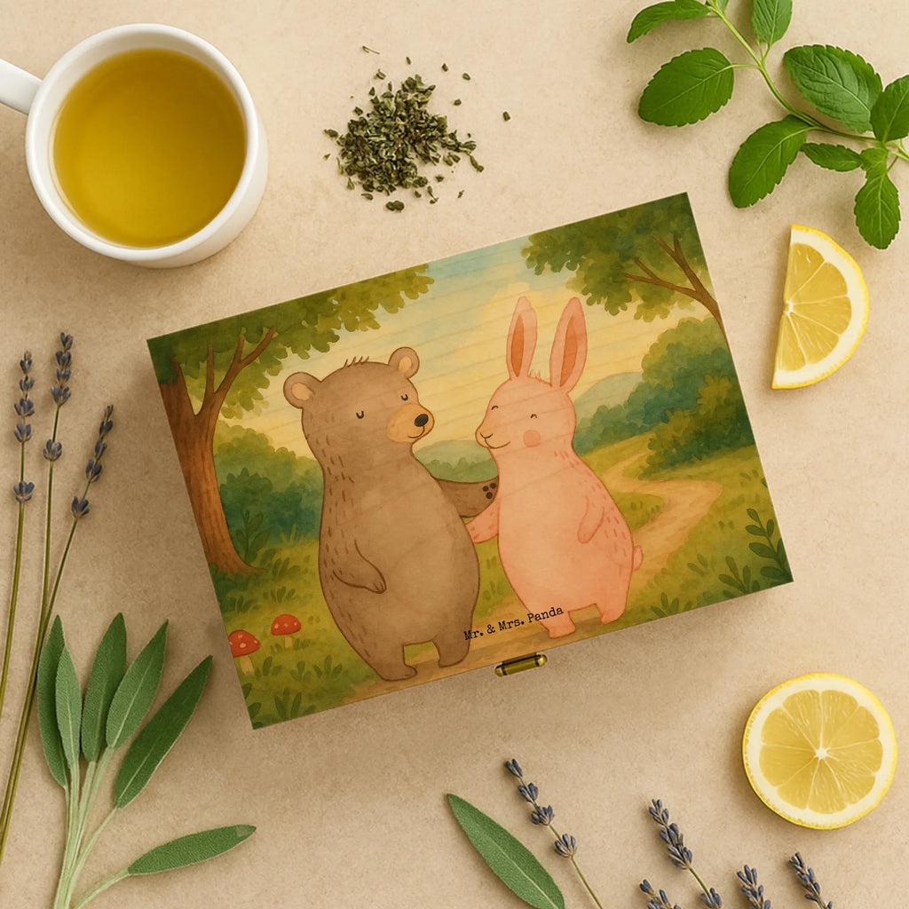  Niedźwiedź i królik Przytulać Design Miłość, przyjaciel, przyjaciółka, mąż, żona, wesele, zaręczyny, prośba o rękę, prezent miłosny, rocznica, dzień ślubu