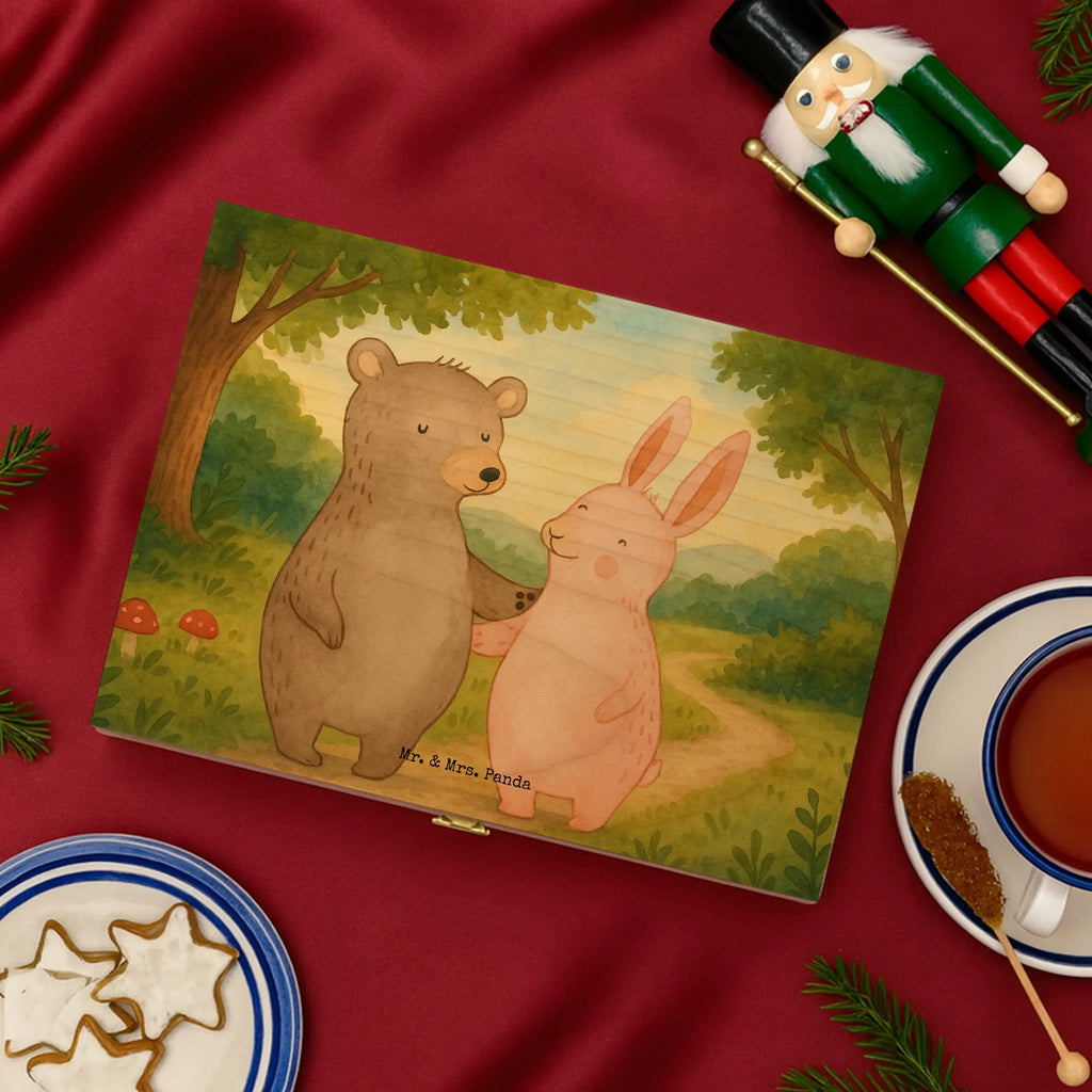  Niedźwiedź i królik Przytulać Design Miłość, przyjaciel, przyjaciółka, mąż, żona, wesele, zaręczyny, prośba o rękę, prezent miłosny, rocznica, dzień ślubu