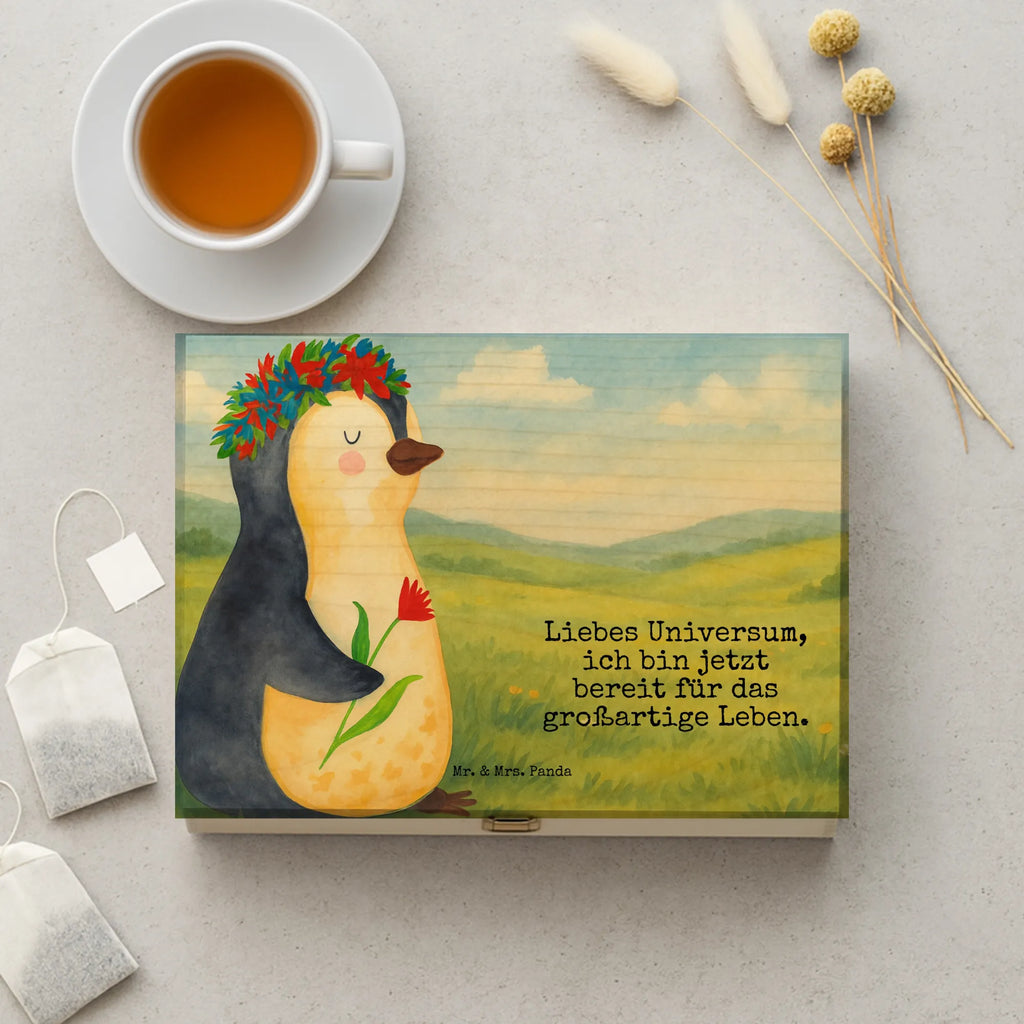 teebox Pinguin Blumen Design teebox für teebeutel, teebeutel behälter, teebox, box für teebeutel, teeaufbewahrungsbox, teebeutel aufbewahrung, teedose, tee organizer, teebeutel organizer, aufbewahrungsbox für teebeutel, tee kiste, teebeutel aufbewahrungsbox, tee sortierbox, teekasten, tee beutel halter, tee organizer box, teebehälter, vorratsbox tee, teeaufbewahrung, aufbewahrungsbox tee, box für tee, holzteebox, holzteekiste, teekiste, aufbewahrung tee, teebeutelbox, Pinguin, Blumenkranz, Lebensziele, Pinguine, Liebeskummer, Wünsche, Geschenkidee, Ziele, Lebenslust, Motivation, Universum, Leben