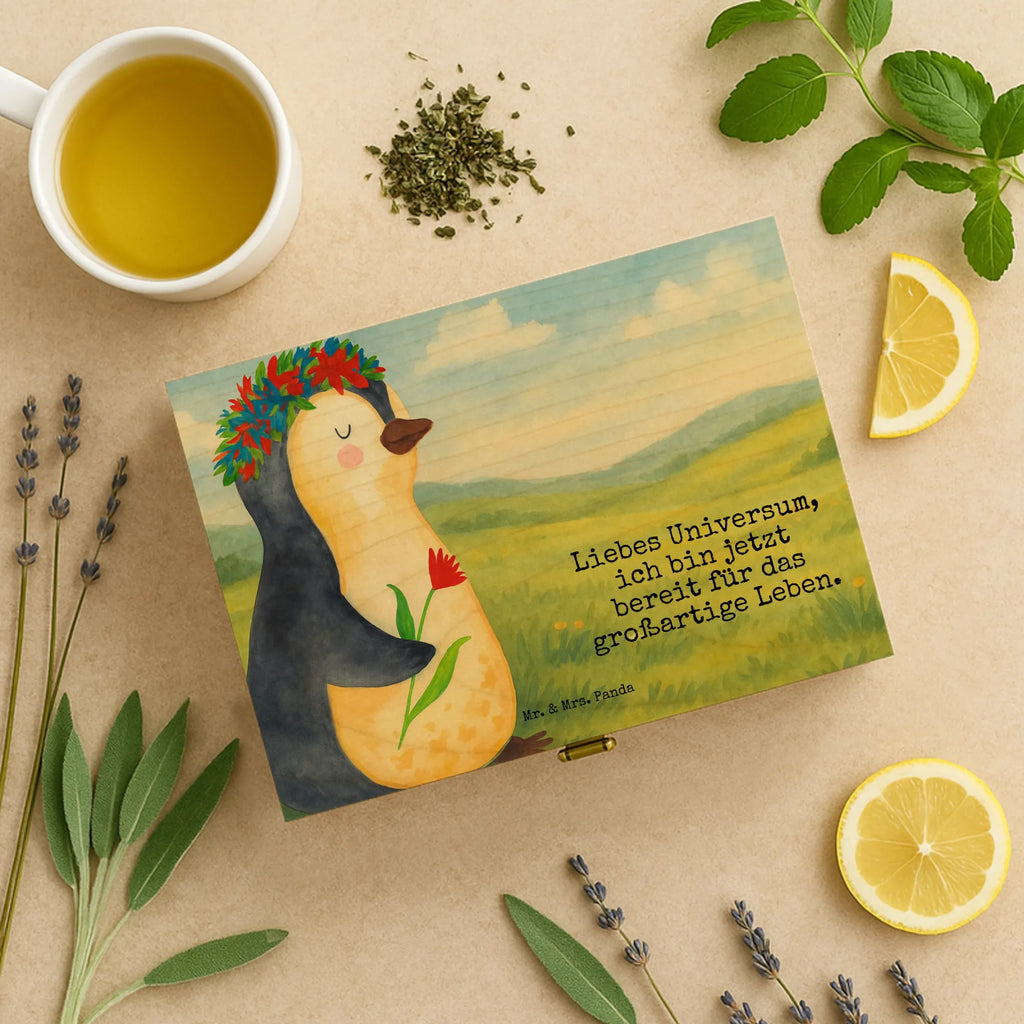 teebox Pinguin Blumen Design teebox für teebeutel, teebeutel behälter, teebox, box für teebeutel, teeaufbewahrungsbox, teebeutel aufbewahrung, teedose, tee organizer, teebeutel organizer, aufbewahrungsbox für teebeutel, tee kiste, teebeutel aufbewahrungsbox, tee sortierbox, teekasten, tee beutel halter, tee organizer box, teebehälter, vorratsbox tee, teeaufbewahrung, aufbewahrungsbox tee, box für tee, holzteebox, holzteekiste, teekiste, aufbewahrung tee, teebeutelbox, Pinguin, Blumenkranz, Lebensziele, Pinguine, Liebeskummer, Wünsche, Geschenkidee, Ziele, Lebenslust, Motivation, Universum, Leben