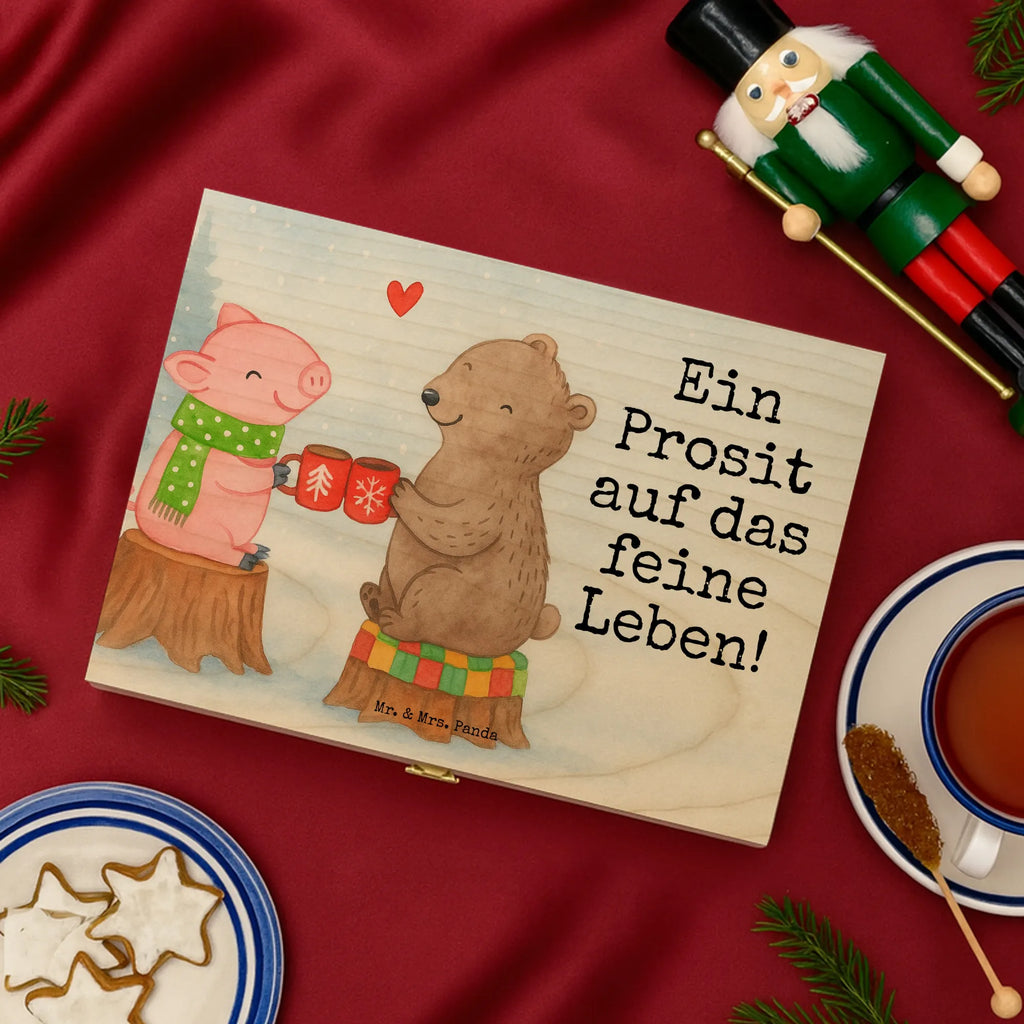  Glowing Pig Bash Design Christmas time, snow