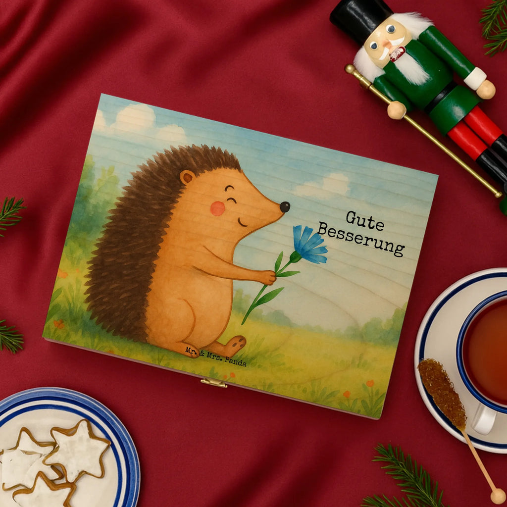  Hedgehog Flower Design card, gift ideas, gifts, small animals, cute, cute animal motives, hand drawn, funny sayings, good mood, special gifts, animal lover, hospital, get well soon, sick, recovery wishes, illness, visit