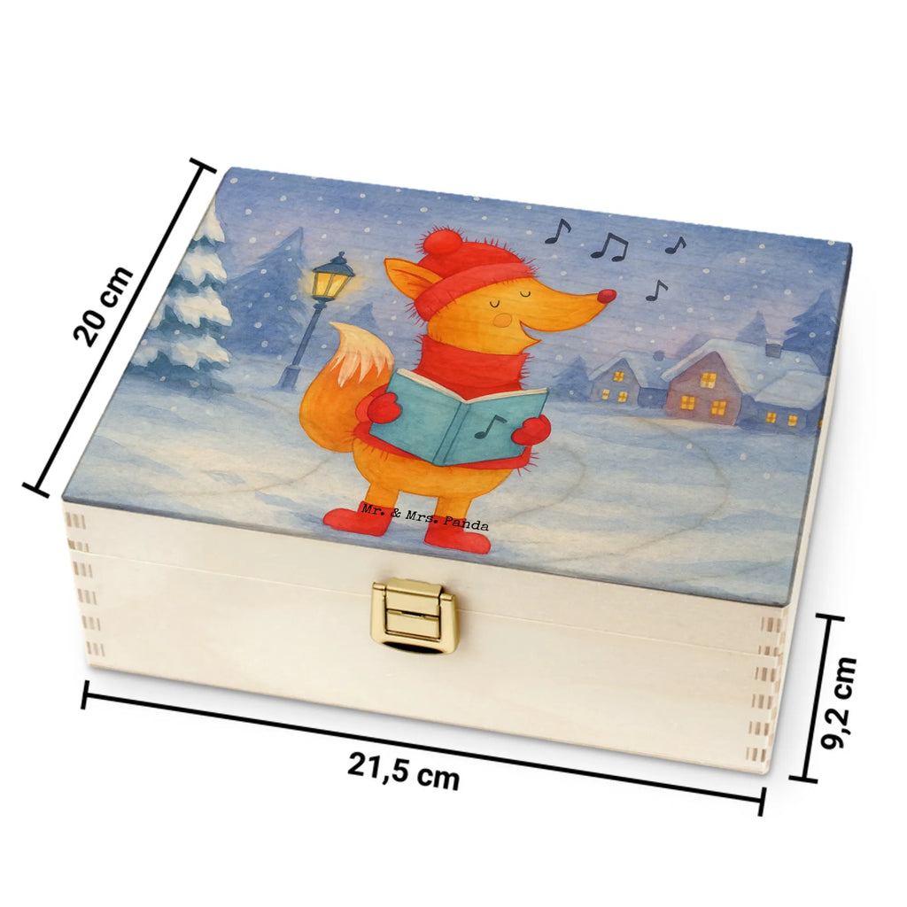 teebox Fuchs Sänger Design box für teebeutel, holzteekiste, teeaufbewahrungsbox, teekiste, aufbewahrung tee, teebehälter, teekasten, teebox, tee sortierbox, teebox für teebeutel, teebeutel aufbewahrung, teeaufbewahrung, aufbewahrungsbox tee, teebeutel aufbewahrungsbox, teedose, tee beutel halter, aufbewahrungsbox für teebeutel, tee organizer box, holzteebox, teebeutel behälter, tee kiste, teebeutel organizer, tee organizer, vorratsbox tee, box für tee, teebeutelbox, Weihnachten, Winter, Weihnachtsdeko, Nikolaus, Advent, Heiligabend, Wintermotiv, Fuchs, Füchse, Sänger, Geschenk Sänger, Weihnachtslieder, Singen