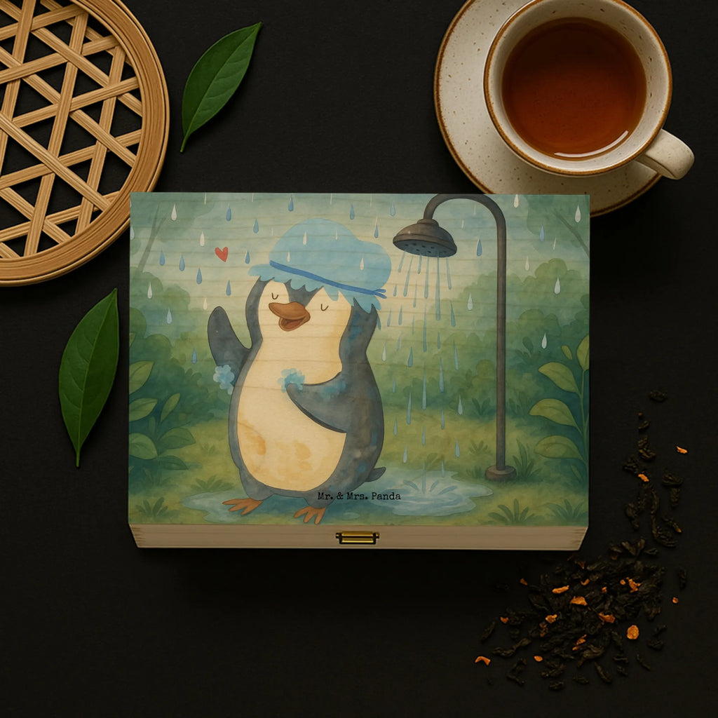  Penguin have a shower Design North Pole, Penguins, being happy, shower, life motto, new beginning, penguins, new start