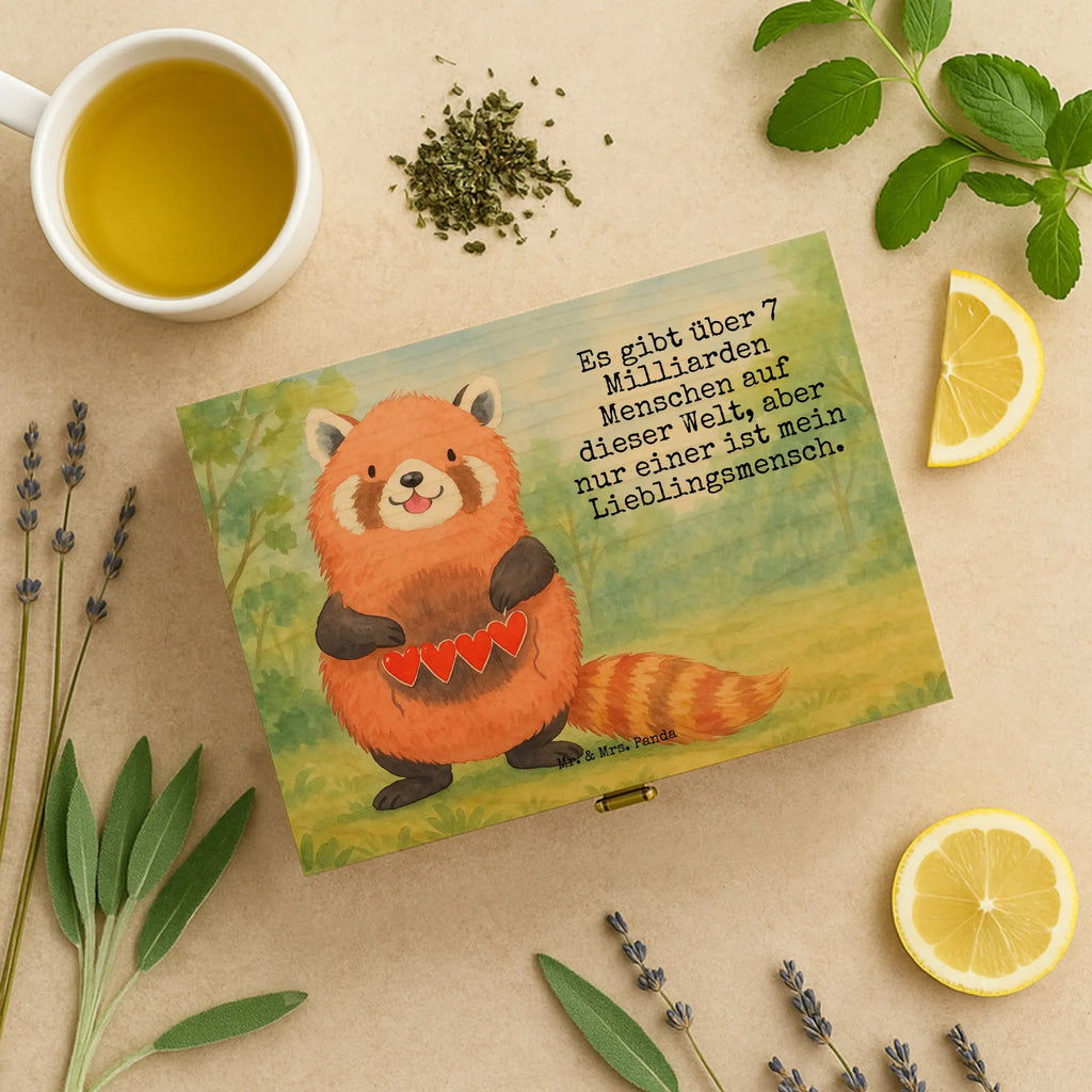 Teebehälter Holz Roter Panda Design tee organizer box, teebeutel aufbewahrung, aufbewahrungsbox für teebeutel, tee organizer, box für teebeutel, tee kiste, teekiste, teebox für teebeutel, teedose, box für tee, aufbewahrungsbox tee, teebox, tee sortierbox, teebeutel organizer, teebeutel aufbewahrungsbox, aufbewahrung tee, teebeutel behälter, teeaufbewahrung, teebeutelbox, tee beutel halter, teebehälter, holzteekiste, holzteebox, teeaufbewahrungsbox, teekasten, vorratsbox tee, lustige Sprüche, Tiere, Tiermotive, Gute Laune, Panda, Rot, Liebe, Herz, Lieblingsmensch, Liebling