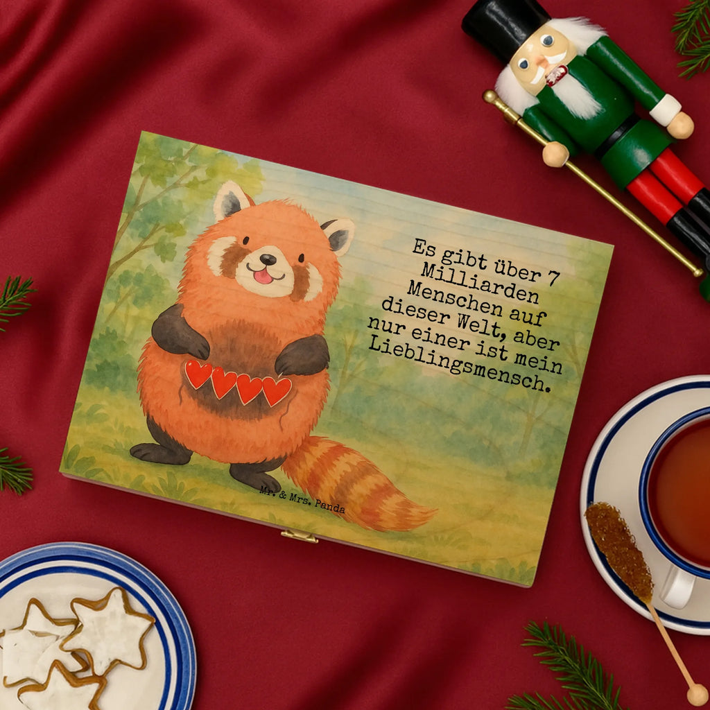 Teebehälter Holz Roter Panda Design tee organizer box, teebeutel aufbewahrung, aufbewahrungsbox für teebeutel, tee organizer, box für teebeutel, tee kiste, teekiste, teebox für teebeutel, teedose, box für tee, aufbewahrungsbox tee, teebox, tee sortierbox, teebeutel organizer, teebeutel aufbewahrungsbox, aufbewahrung tee, teebeutel behälter, teeaufbewahrung, teebeutelbox, tee beutel halter, teebehälter, holzteekiste, holzteebox, teeaufbewahrungsbox, teekasten, vorratsbox tee, lustige Sprüche, Tiere, Tiermotive, Gute Laune, Panda, Rot, Liebe, Herz, Lieblingsmensch, Liebling