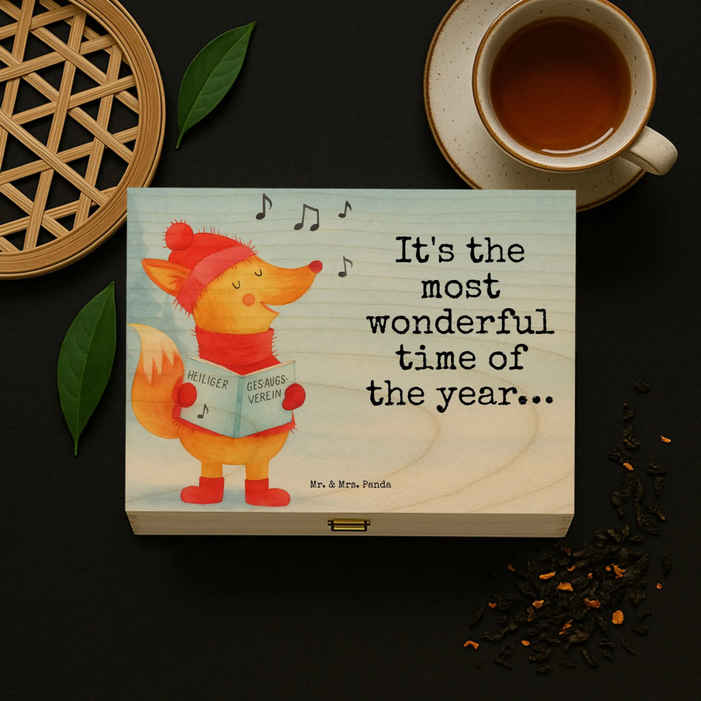 teebox Fuchs Sänger Design box für teebeutel, holzteekiste, teeaufbewahrungsbox, teekiste, aufbewahrung tee, teebehälter, teekasten, teebox, tee sortierbox, teebox für teebeutel, teebeutel aufbewahrung, teeaufbewahrung, aufbewahrungsbox tee, teebeutel aufbewahrungsbox, teedose, tee beutel halter, aufbewahrungsbox für teebeutel, tee organizer box, holzteebox, teebeutel behälter, tee kiste, teebeutel organizer, tee organizer, vorratsbox tee, box für tee, teebeutelbox, Weihnachten, Winter, Weihnachtsdeko, Nikolaus, Advent, Heiligabend, Wintermotiv, Fuchs, Füchse, Sänger, Geschenk Sänger, Weihnachtslieder, Singen