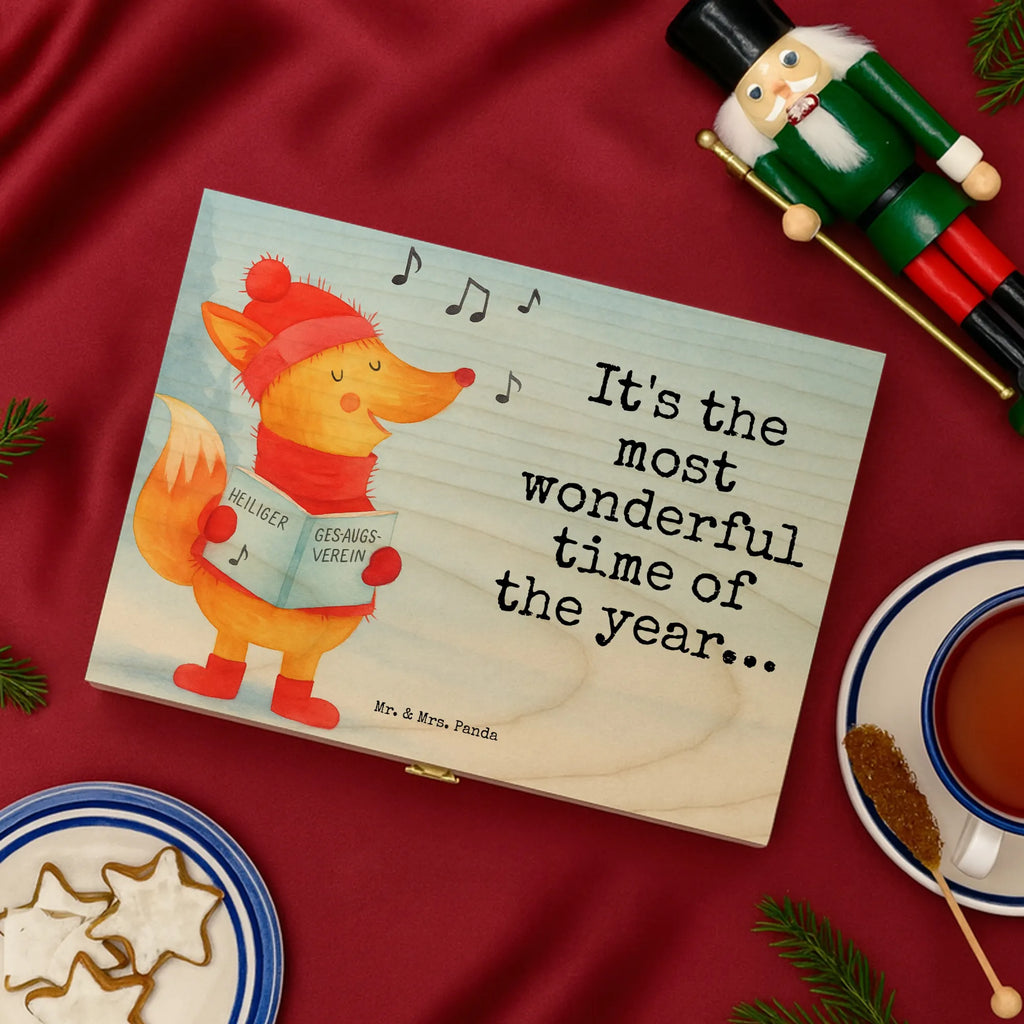 teebox Fuchs Sänger Design box für teebeutel, holzteekiste, teeaufbewahrungsbox, teekiste, aufbewahrung tee, teebehälter, teekasten, teebox, tee sortierbox, teebox für teebeutel, teebeutel aufbewahrung, teeaufbewahrung, aufbewahrungsbox tee, teebeutel aufbewahrungsbox, teedose, tee beutel halter, aufbewahrungsbox für teebeutel, tee organizer box, holzteebox, teebeutel behälter, tee kiste, teebeutel organizer, tee organizer, vorratsbox tee, box für tee, teebeutelbox, Weihnachten, Winter, Weihnachtsdeko, Nikolaus, Advent, Heiligabend, Wintermotiv, Fuchs, Füchse, Sänger, Geschenk Sänger, Weihnachtslieder, Singen