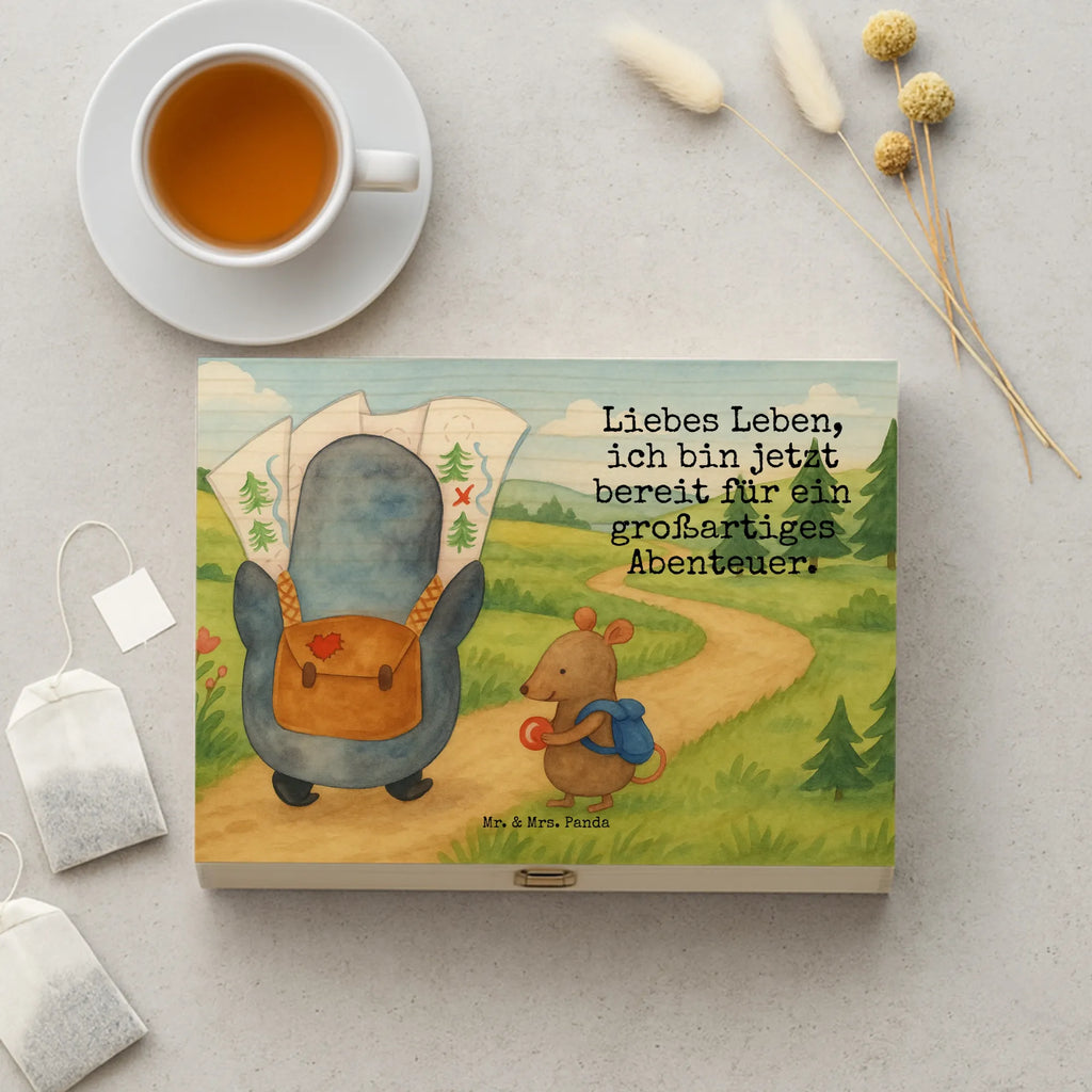  Penguin & Mouse Hiker Design North Pole, Penguins, hiking, excursion, adventurer, adventure, penguins, road trip