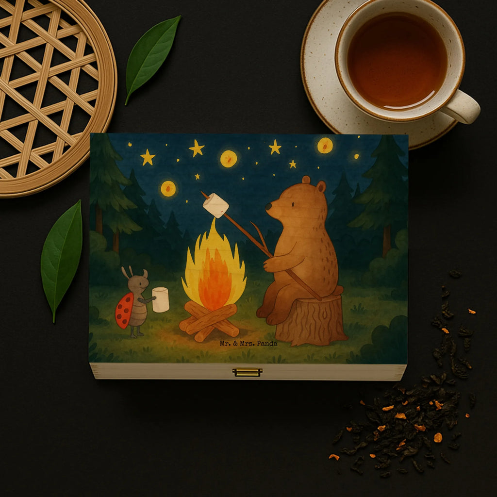 Teebox Holz Bär & Marienkäfer Lagerfeuer Design tee beutel halter, teeaufbewahrungsbox, box für tee, teekiste, tee organizer, tee kiste, vorratsbox tee, teedose, aufbewahrungsbox tee, teebeutel aufbewahrung, aufbewahrungsbox für teebeutel, teekasten, teebeutel behälter, teebeutel organizer, teebeutelbox, teeaufbewahrung, teebox, holzteekiste, teebox für teebeutel, aufbewahrung tee, tee organizer box, teebehälter, box für teebeutel, tee sortierbox, teebeutel aufbewahrungsbox, holzteebox, Teddy, Bär, Teddybär, Lagerfeuer