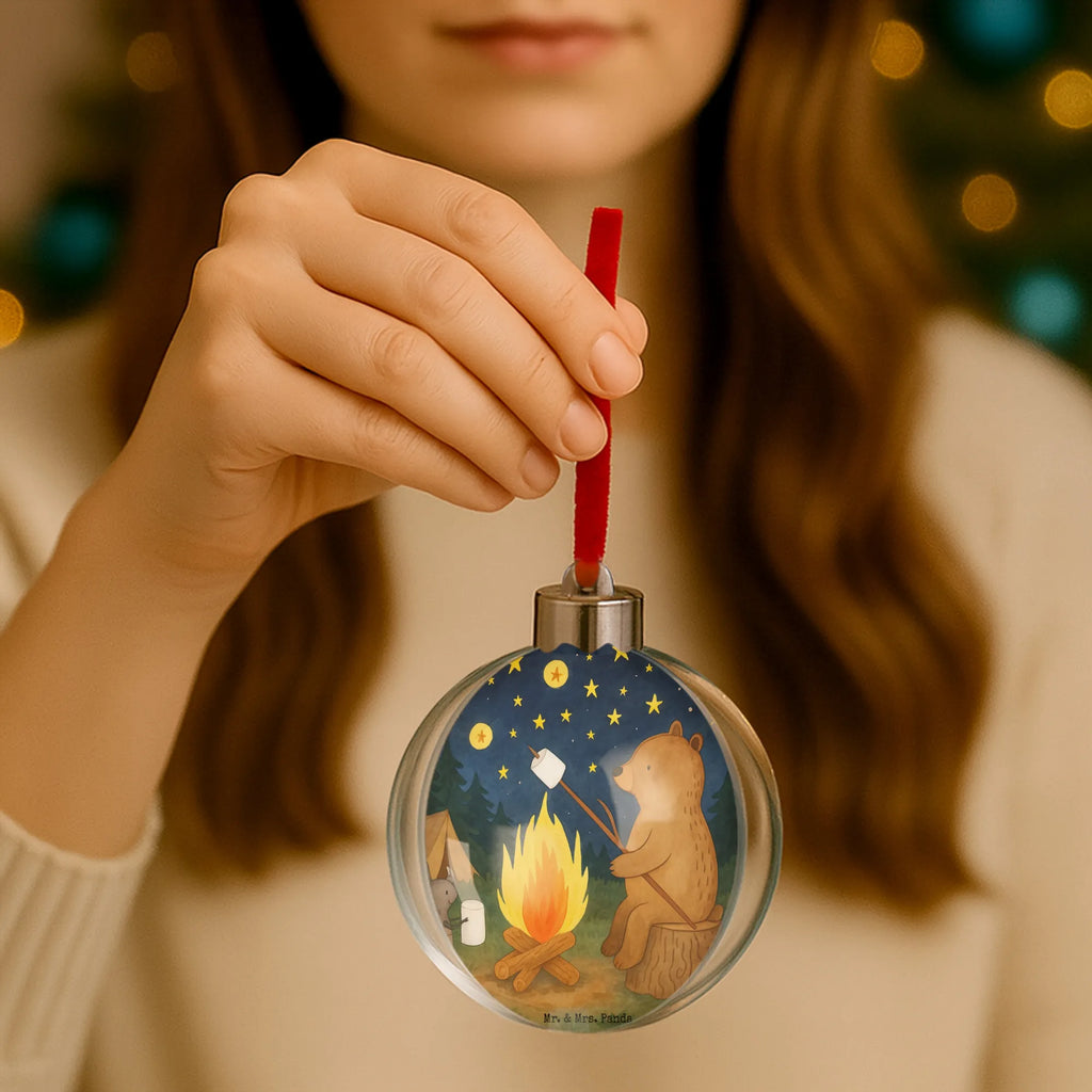  Niedźwiedź i biedronka przy ognisku Design Niedźwiedź, Miś, Pluszowy miś