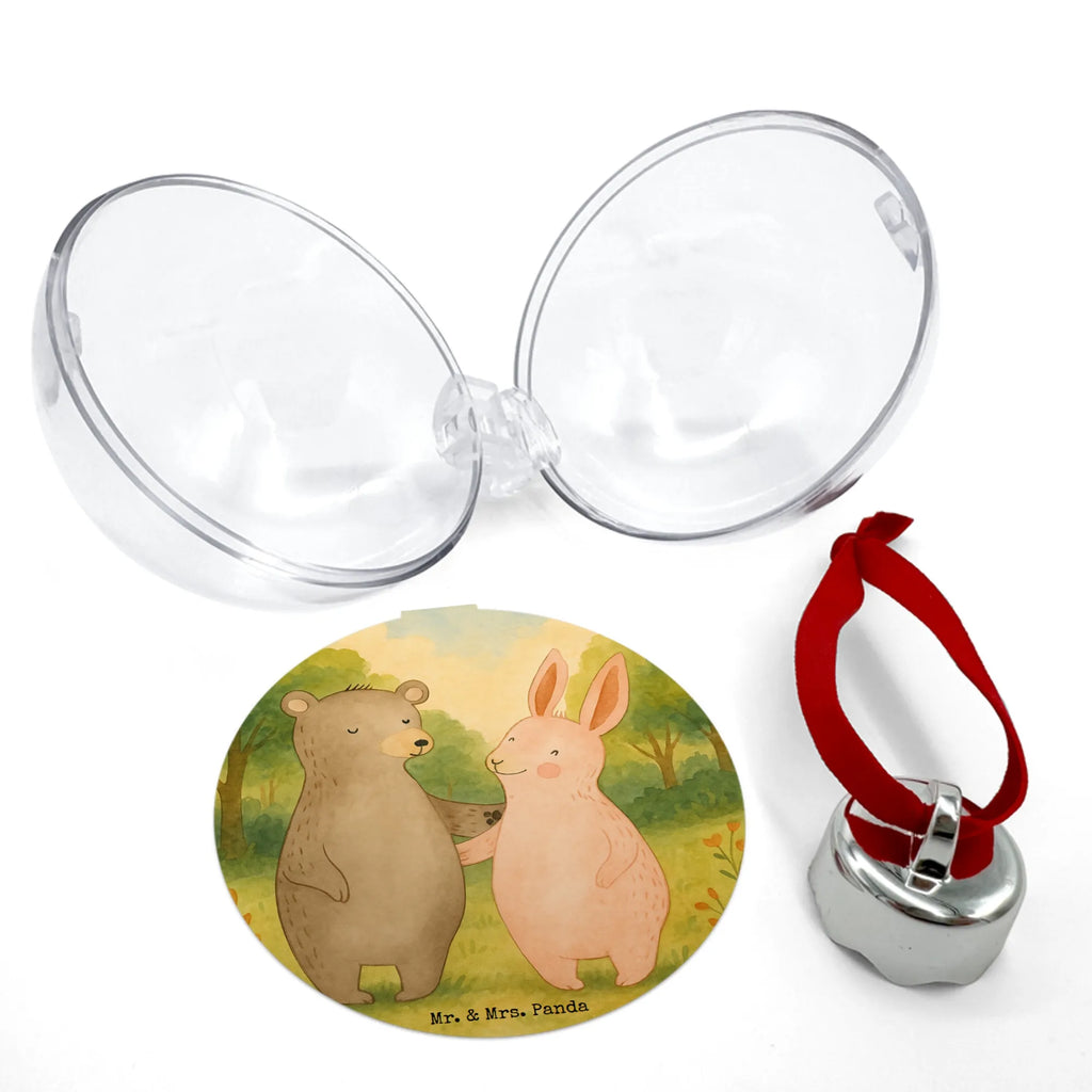 Weihnachtskugel Bär und Hase Umarmen Design dekokugeln, weihnachtsanhänger, dekohänger, deko kugel, weihnachtskugeln, weihnachtskugel deko, weihnachtsbaum anhänger, weihnachtskugeln deko, christbaumkugeln, weihnachtsbaumkugeln, baumkugel, hängekugel, kunststoff weihnachtskugel, christbaum anhänger, baumanhänger, baumkugeln, weihnachtskugel transparent, kunststoffkugel, christbaumkugel, weihnachtsdeko kugeln, transparente weihnachtskugel, plastik weihnachtskugel, Dekokugel, Weihnachtskugel, weihnachtsbaumkugel, baum anhänger, kugel weihnachten, Freundin, Freund, Liebe, Liebesgeschenk, Jahrestag, Verlobung, Partner, Ehemann, Ehefrau, Heiraten, Heiratsantrag, Hocheitstag, Hase, Freunde, Best Friends, Bärchen, Bester Freund, Bär