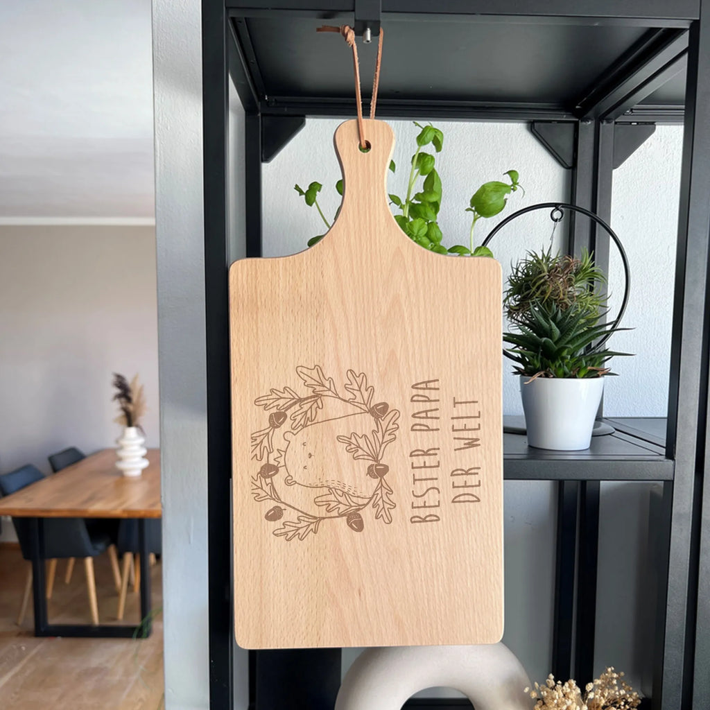 Cutting board with handle bear king teddy bear, cuddly toy, Father, world best daddy, Daddy Bear, best daddy, Father's Day