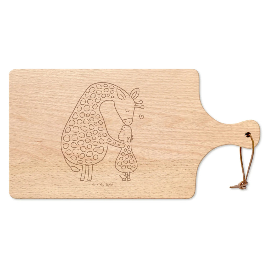Deska do krojenia z uchwytem żyrafa dziecko Afryka, dzikie zwierzęta