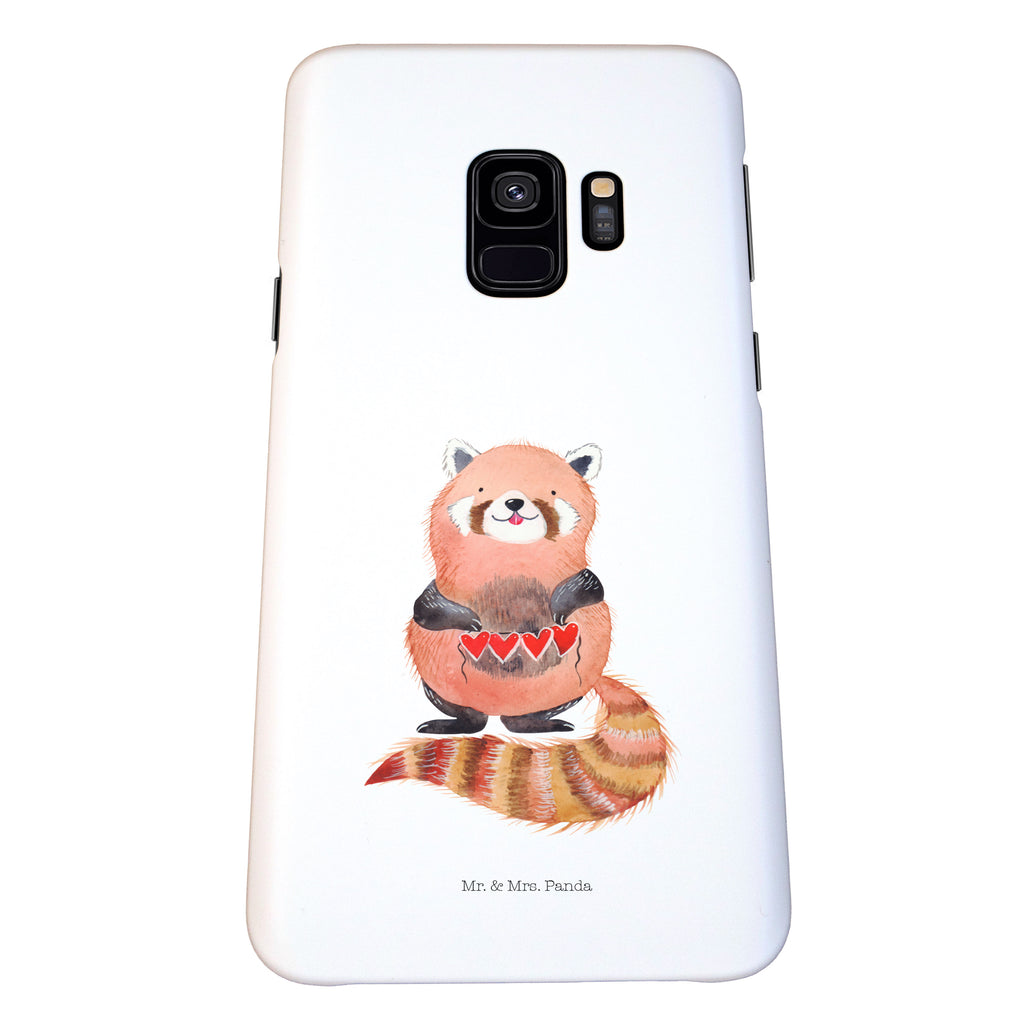 Handyhülle Roter Panda Samsung Galaxy S9, Handyhülle, Smartphone Hülle, Handy Case, Handycover, Hülle, Tiermotive, Gute Laune, lustige Sprüche, Tiere, Panda, Liebe, Rot, Herz, Liebling, Lieblingsmensch