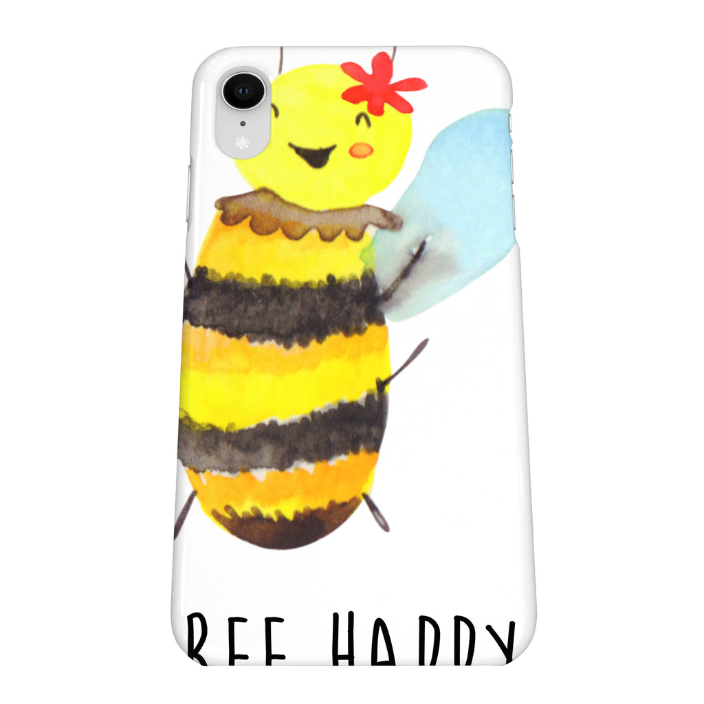 Handyhülle Biene Happy Handyhülle, Handycover, Cover, Handy, Hülle, Iphone 10, Iphone X, Biene, Wespe, Hummel