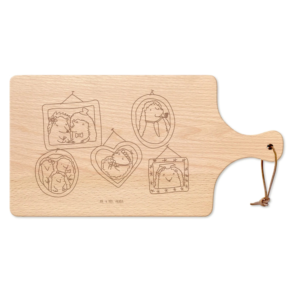Cutting board with handle Hedgehog family Father's Day, Mother's Day, pictures, solidarity, mum, hedgehogs