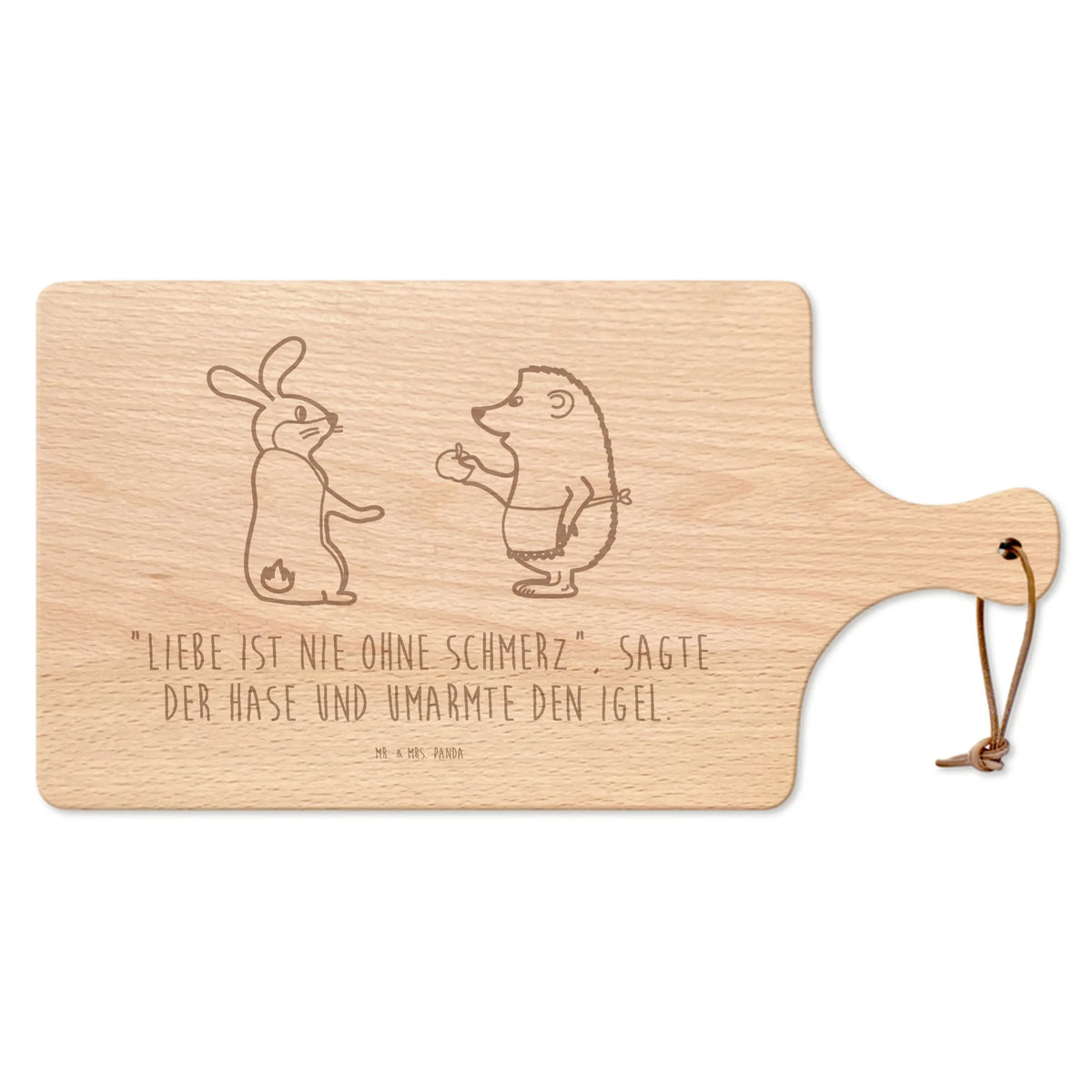 Cutting board with handle Hare Hedgehog