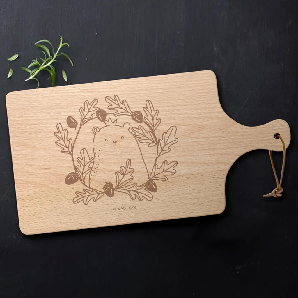 Cutting board with handle bear king teddy bear, cuddly toy, Father, world best daddy, Daddy Bear, best daddy, Father's Day